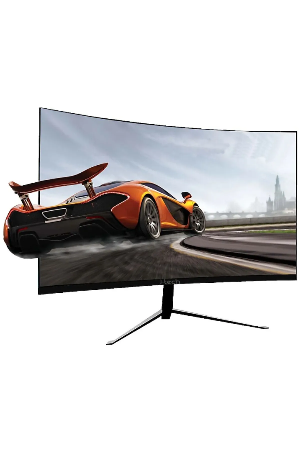 J-TECH Dark 24 Inch Curved 75hz 5ms Vga Hdmi 1920x1080 Fullhd Gamer Oyuncu Monitör