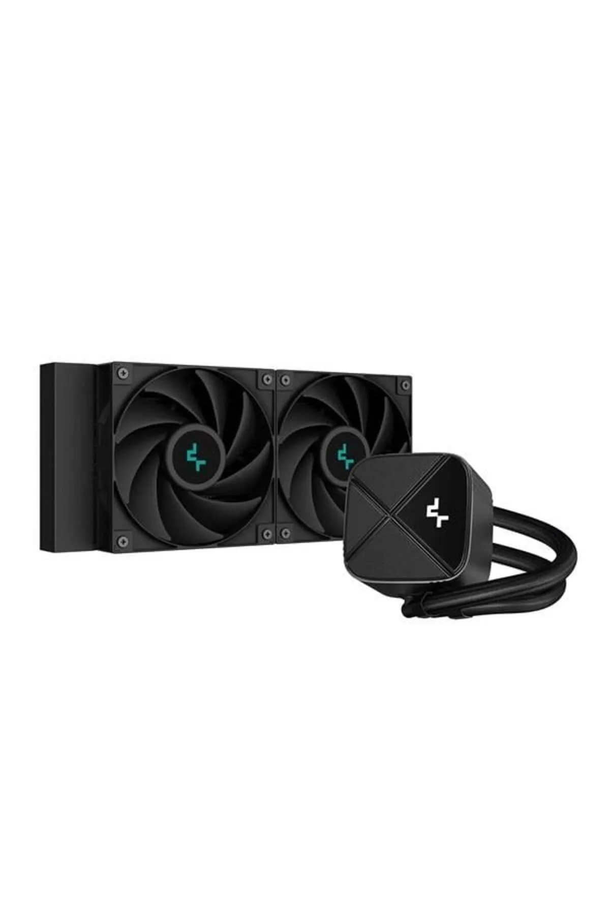 Hızlı Stok DEEPCOOL 240MM L520S LS520S-ZERODARK AM5-1700P SIVI SOĞUTMALI İŞLEMCİ FANI