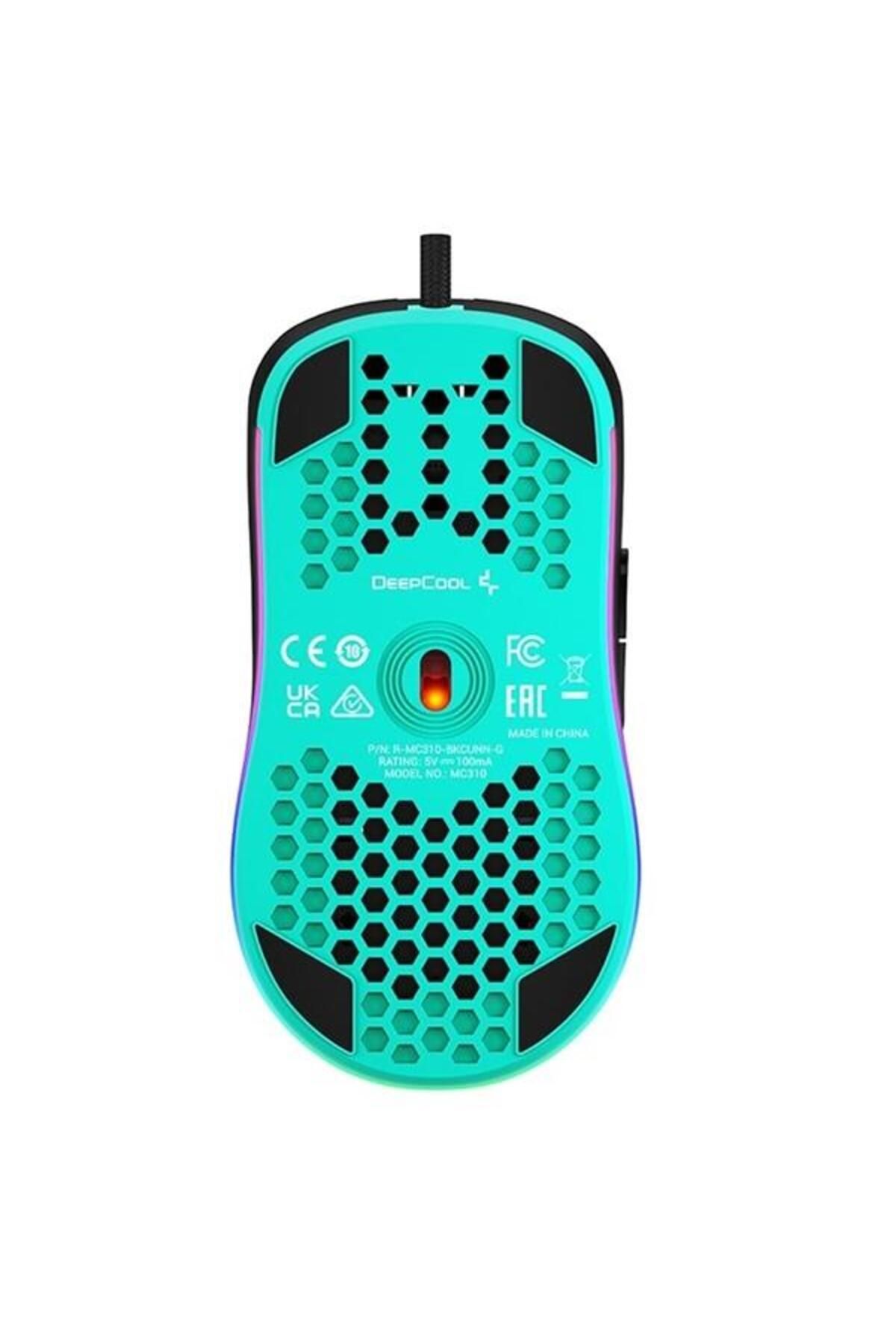 Deep Cool Deepcool Usb 12800dpi Gaming Optic Siyah Mouse Mc310