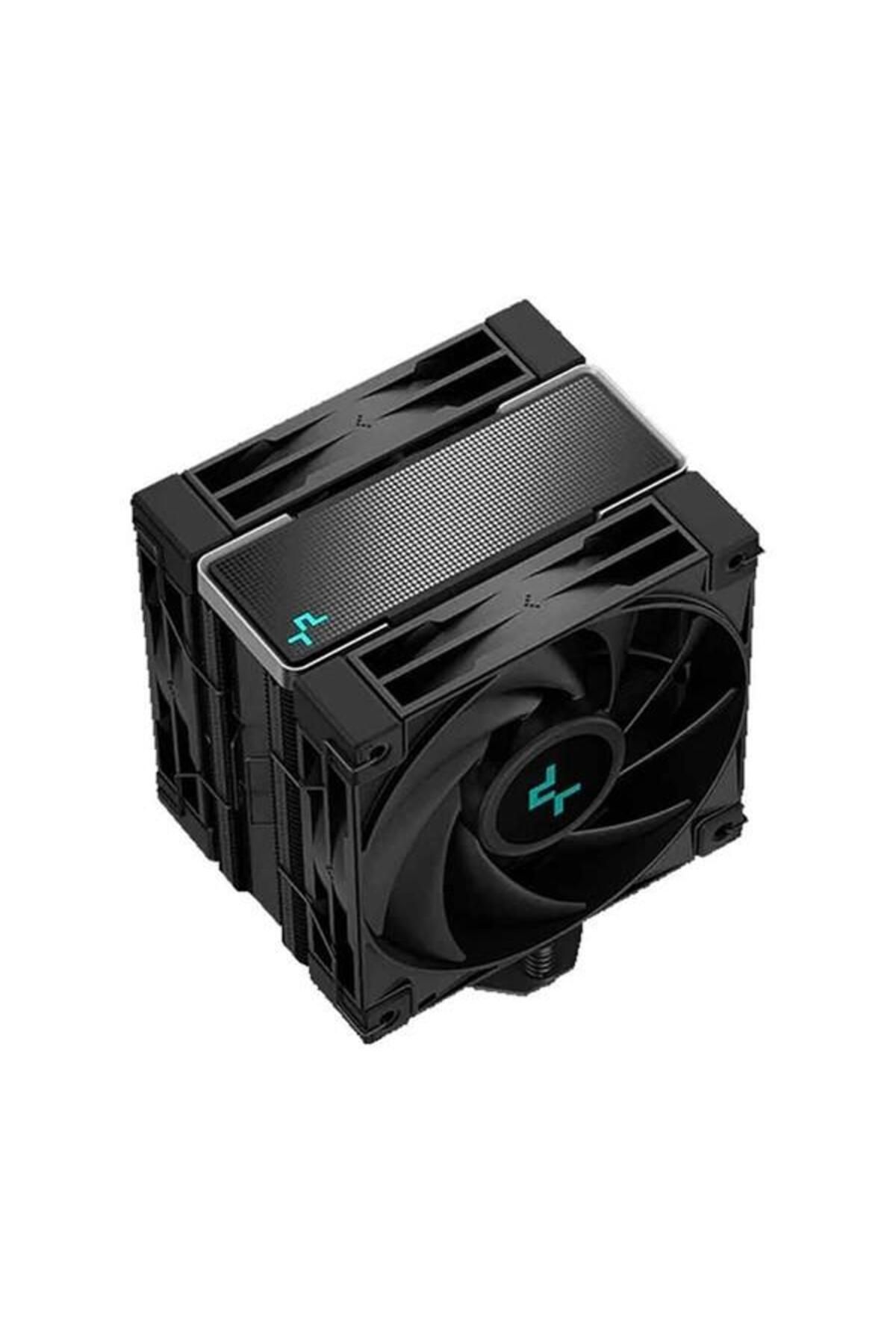 Hızlı Stok DEEPCOOL ZERO DARK PLUS AK400 Hava Soğutmalı AM5-1700p Dual İşlemci Fanı