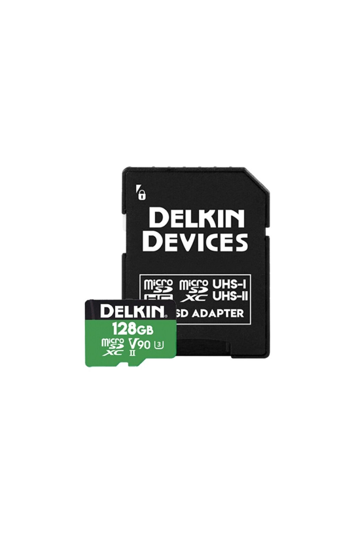 Delkin Delkin 128GB Power UHS-II (V90) Micro SD Hafıza Kartı