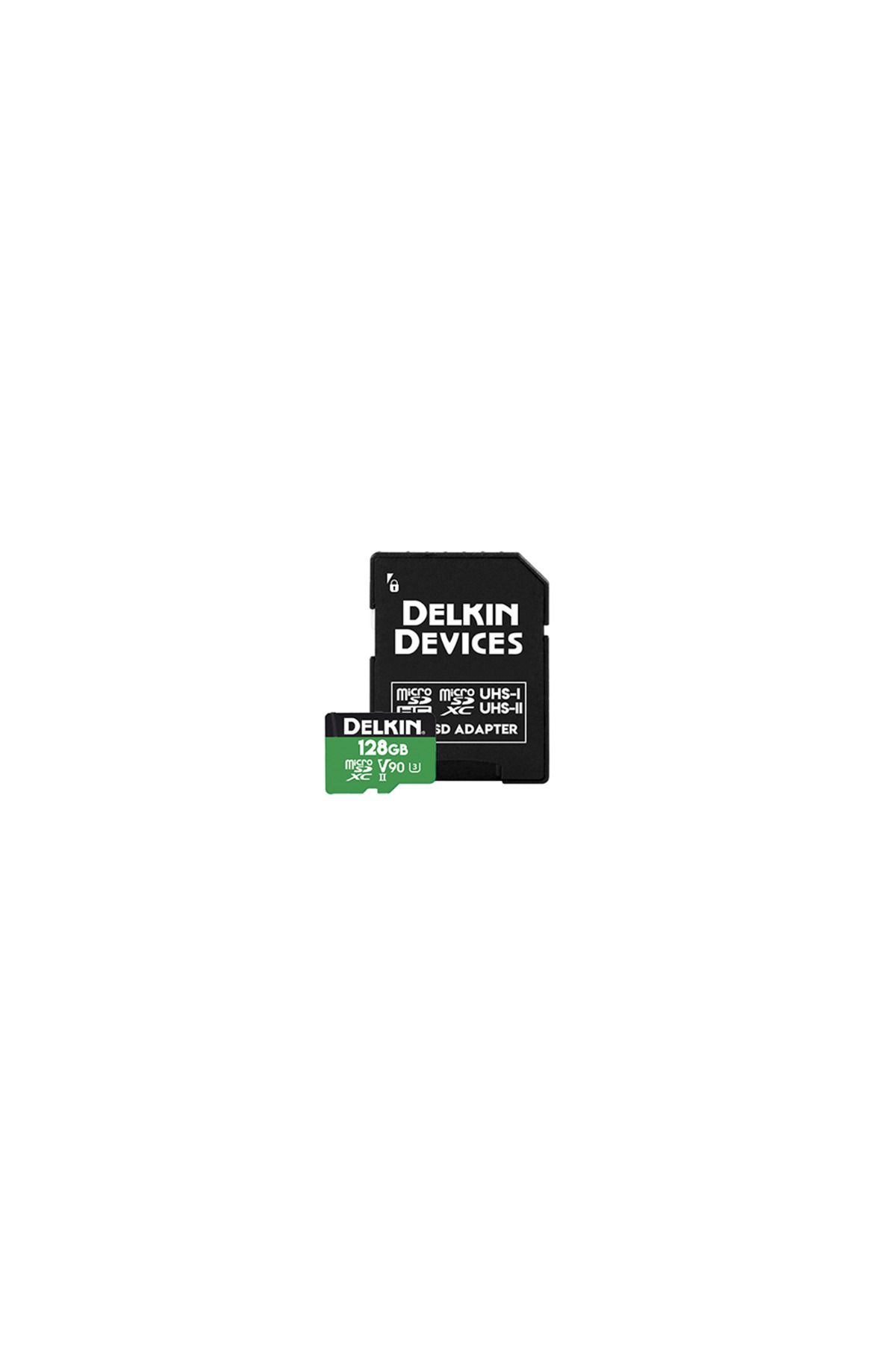 Delkin Delkin 128GB Power UHS-II (V90) Micro SD Hafıza Kartı