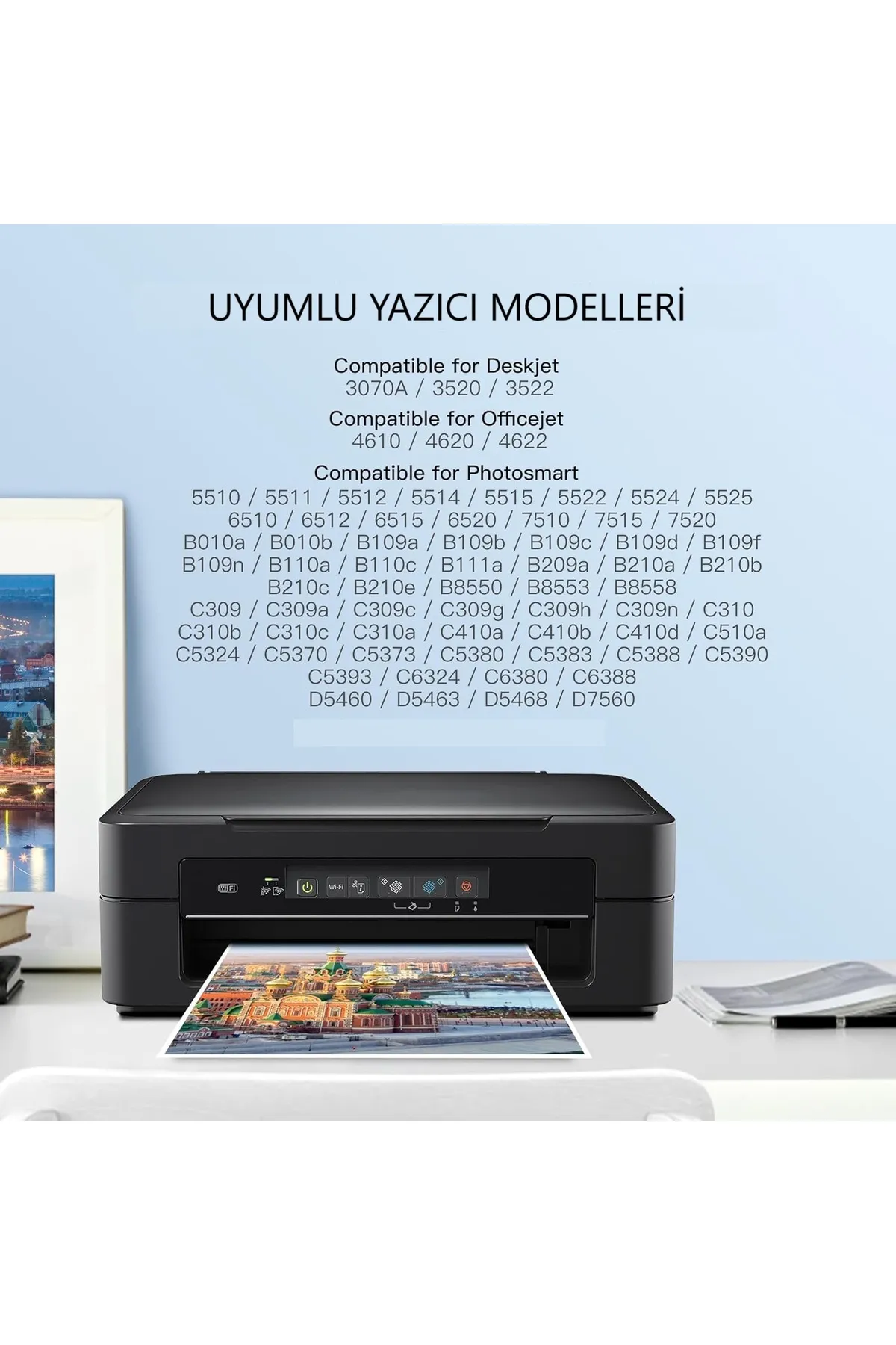 HP Deskjet 3070A / 3520 / 4610 364XL Muadil Yüksek Kapasiteli Kartuş Seti