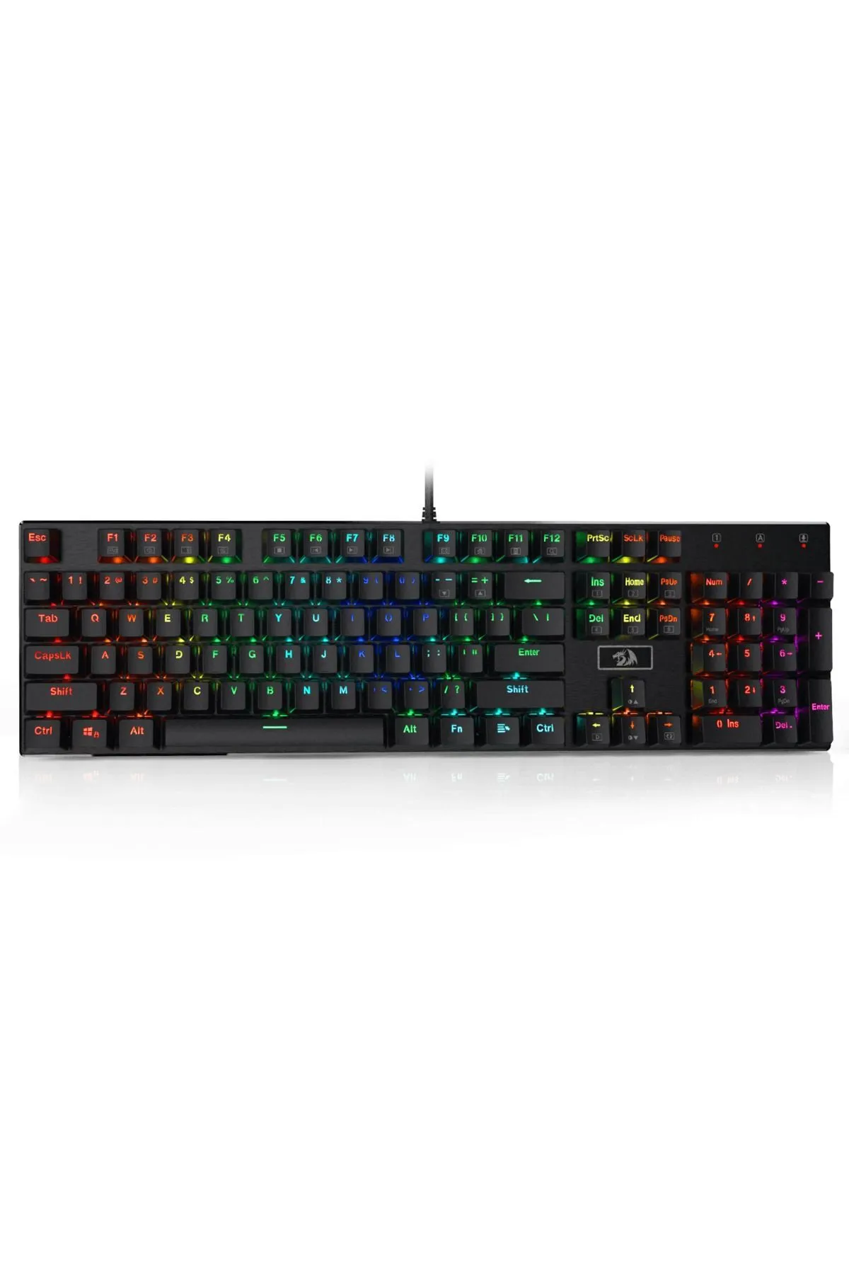 Redragon Devarajas K556 Rgb Türkçe Q 104 Tuş Mekanik Brown Switch Kablolu Oyuncu Klavyesi