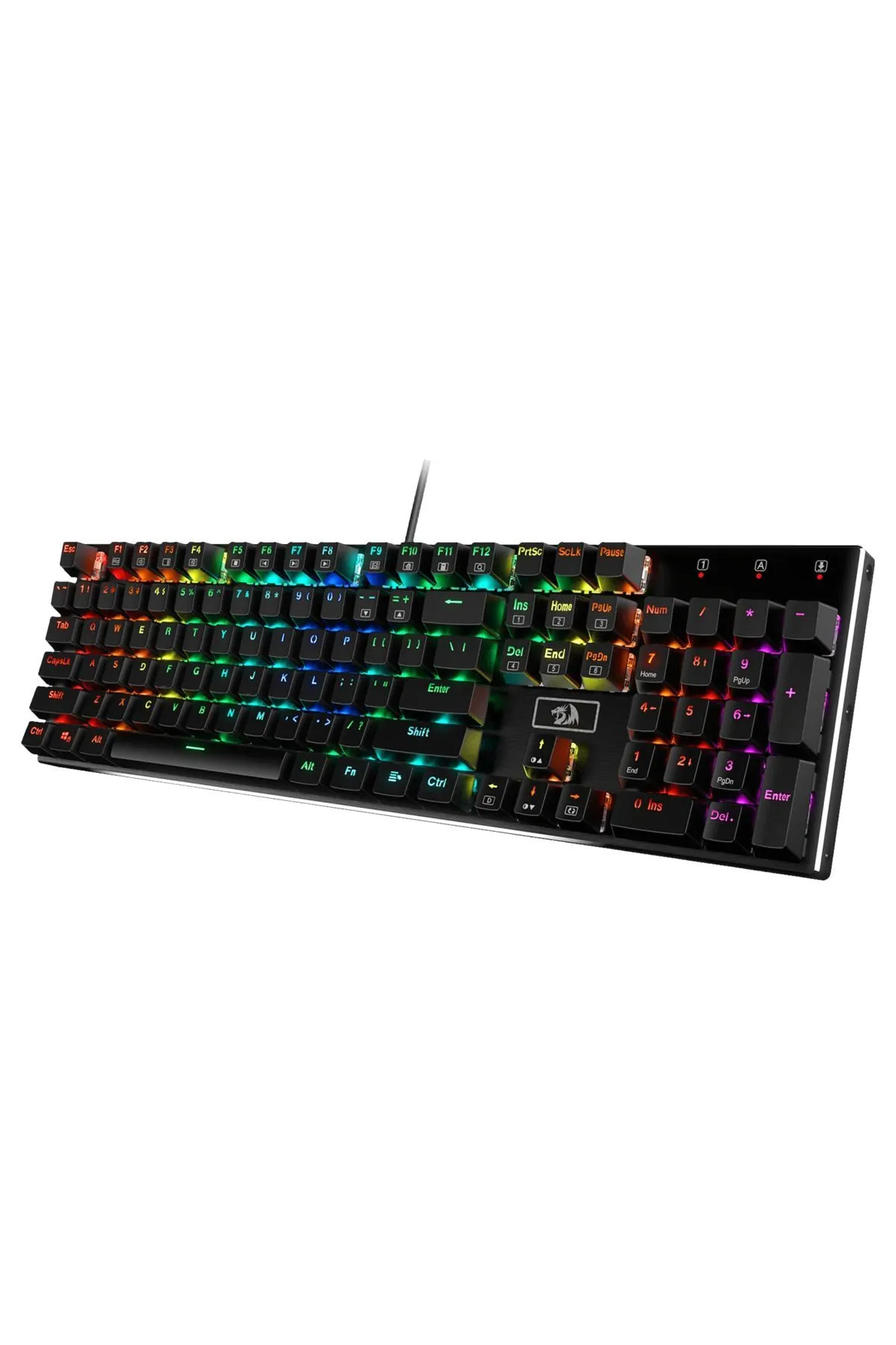 Redragon Devarajas K556 Rgb Türkçe Q 104 Tuş Mekanik Brown Switch Kablolu Oyuncu Klavyesi