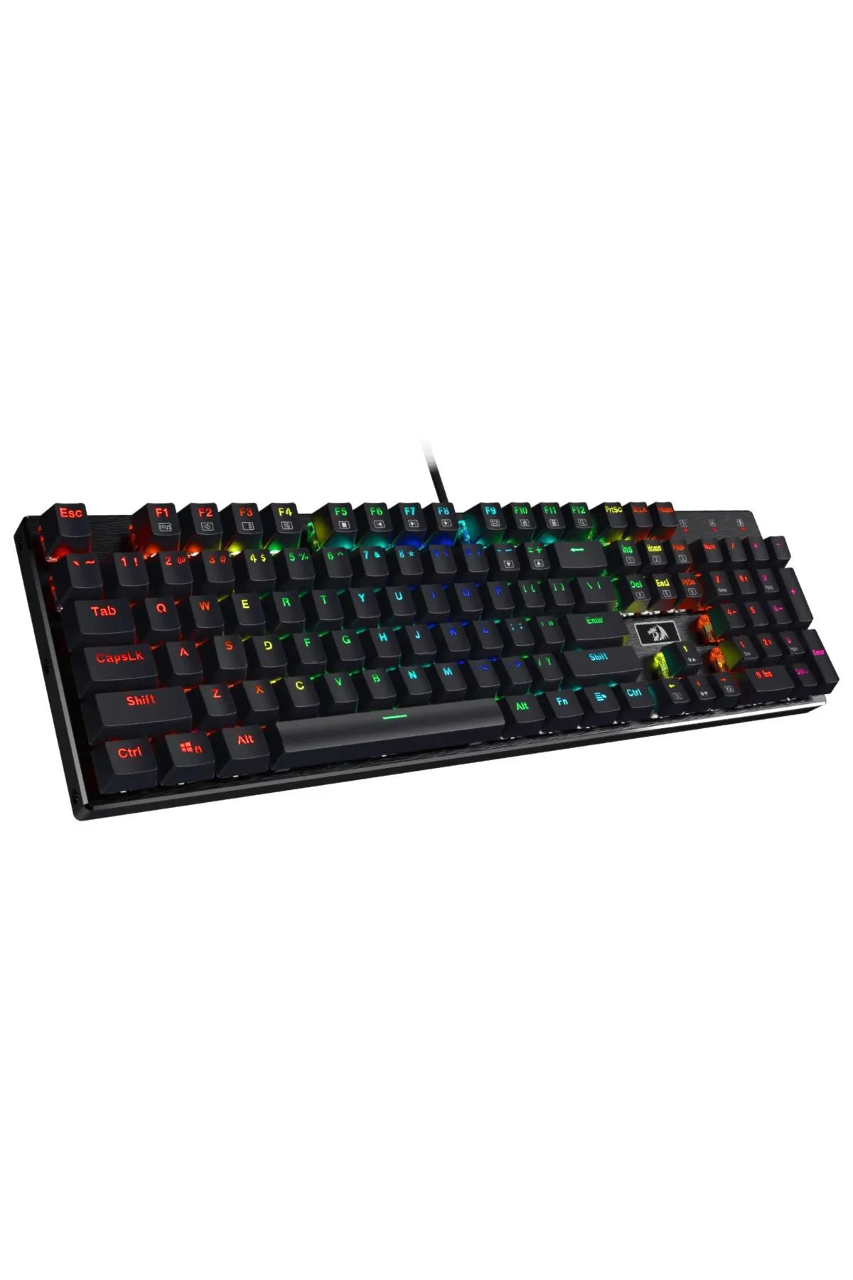 Redragon Devarajas K556 Rgb Türkçe Q 104 Tuş Mekanik Brown Switch Kablolu Oyuncu Klavyesi