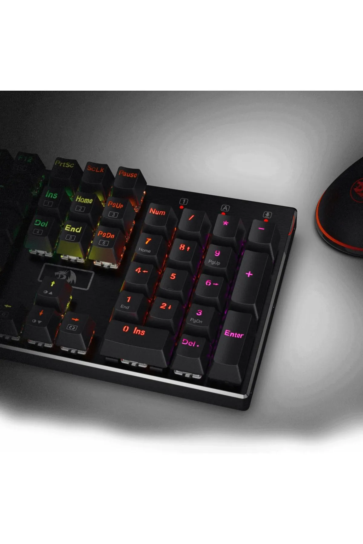 Redragon Devarajas K556 Rgb Türkçe Q 104 Tuş Mekanik Brown Switch Kablolu Oyuncu Klavyesi