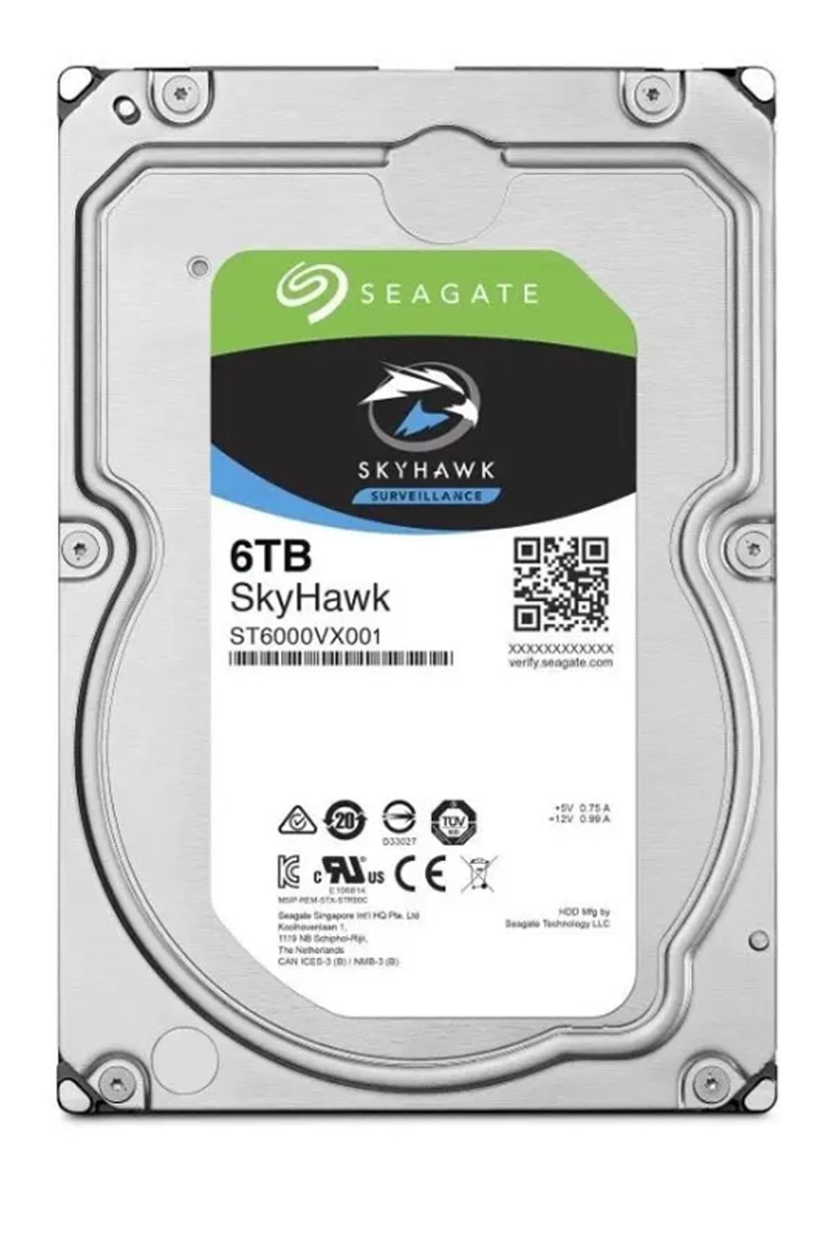 Seagate DEXTER SEAGATE ST6000VX001 SV35 6 TB SATA 6GB/S 7/24 GÜVENLİK HARDDİSK