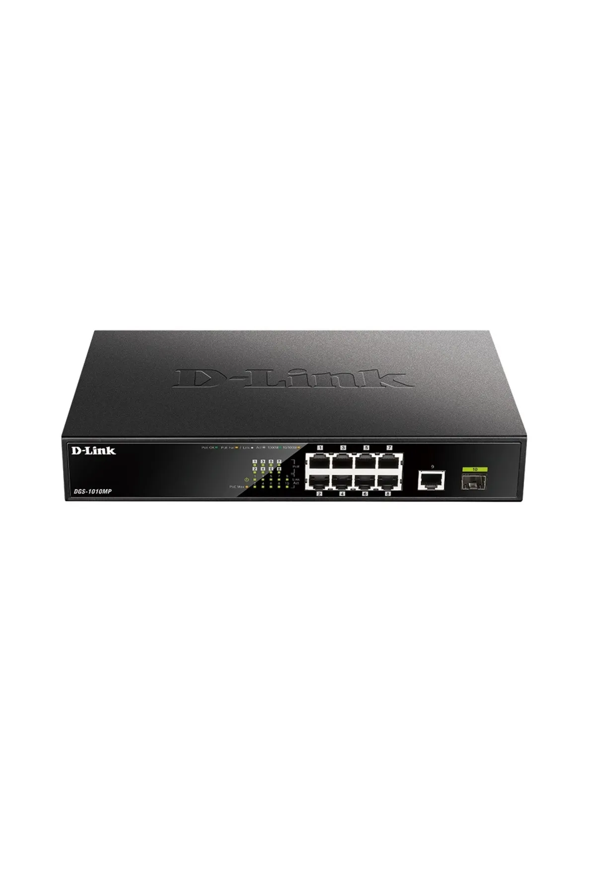 D-Link DGS-1010MP 10-Port Gigabit PoE Switch