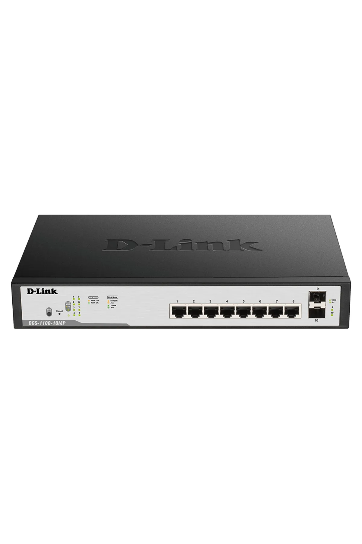 D-Link DGS-1100-10MP 10-PORT GIGABIT YONETILEN PoE SWITCH