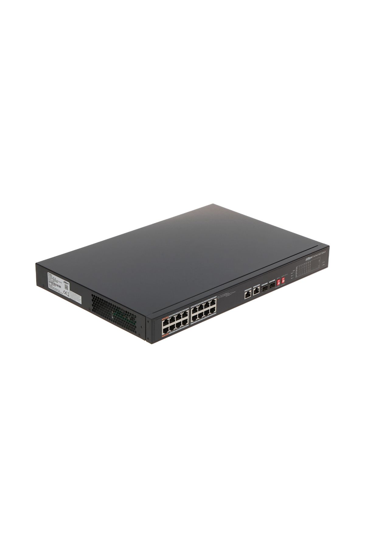 Dahua DH-S3218-16ET-135 16 Port PoE (135W) 10/100Mbps + 2xGB,2xSFP Uplink Switch