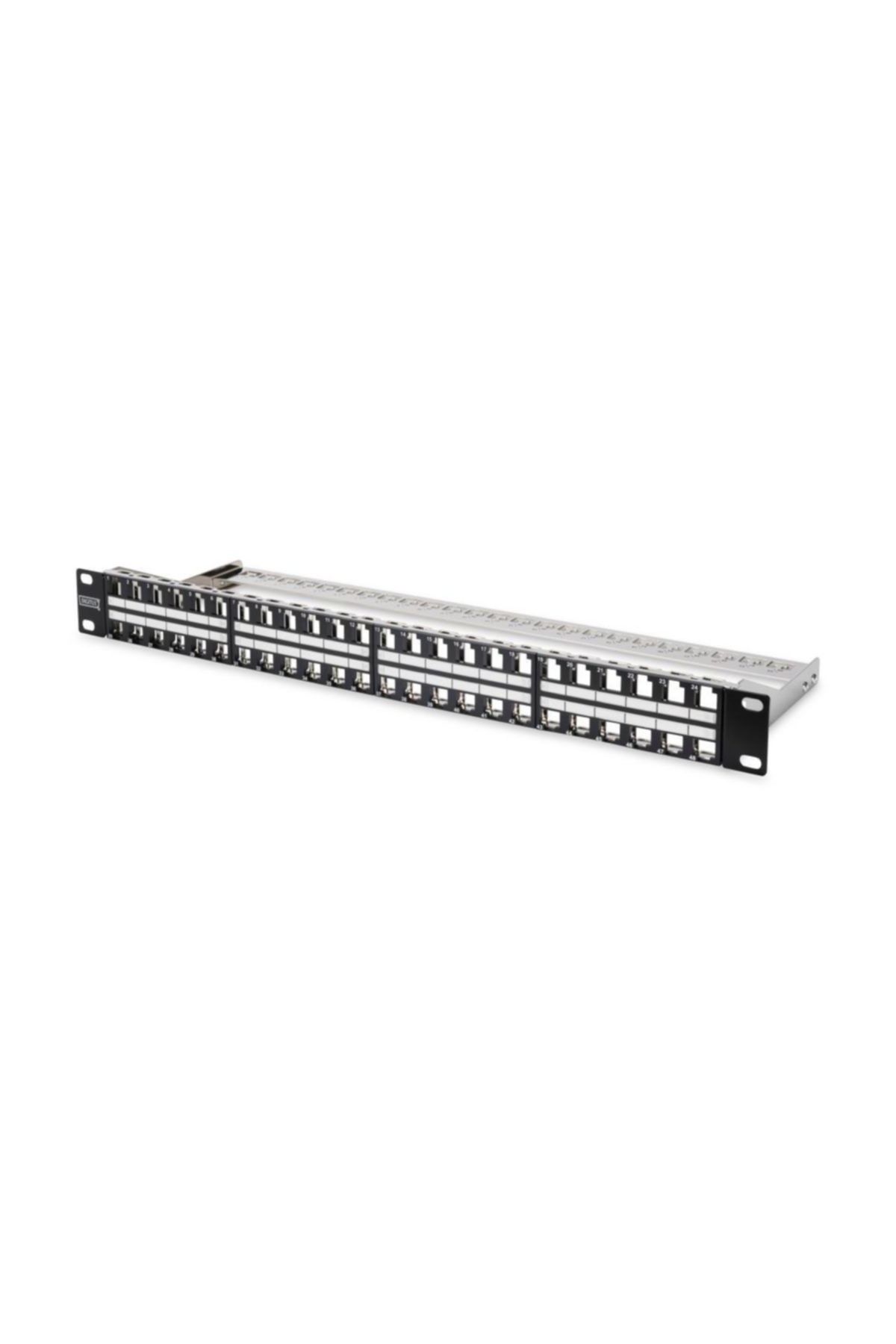 Assmann DIGITUS 48'Lİ BOŞ PATCH PANEL,1U,SİYAH DN-91424