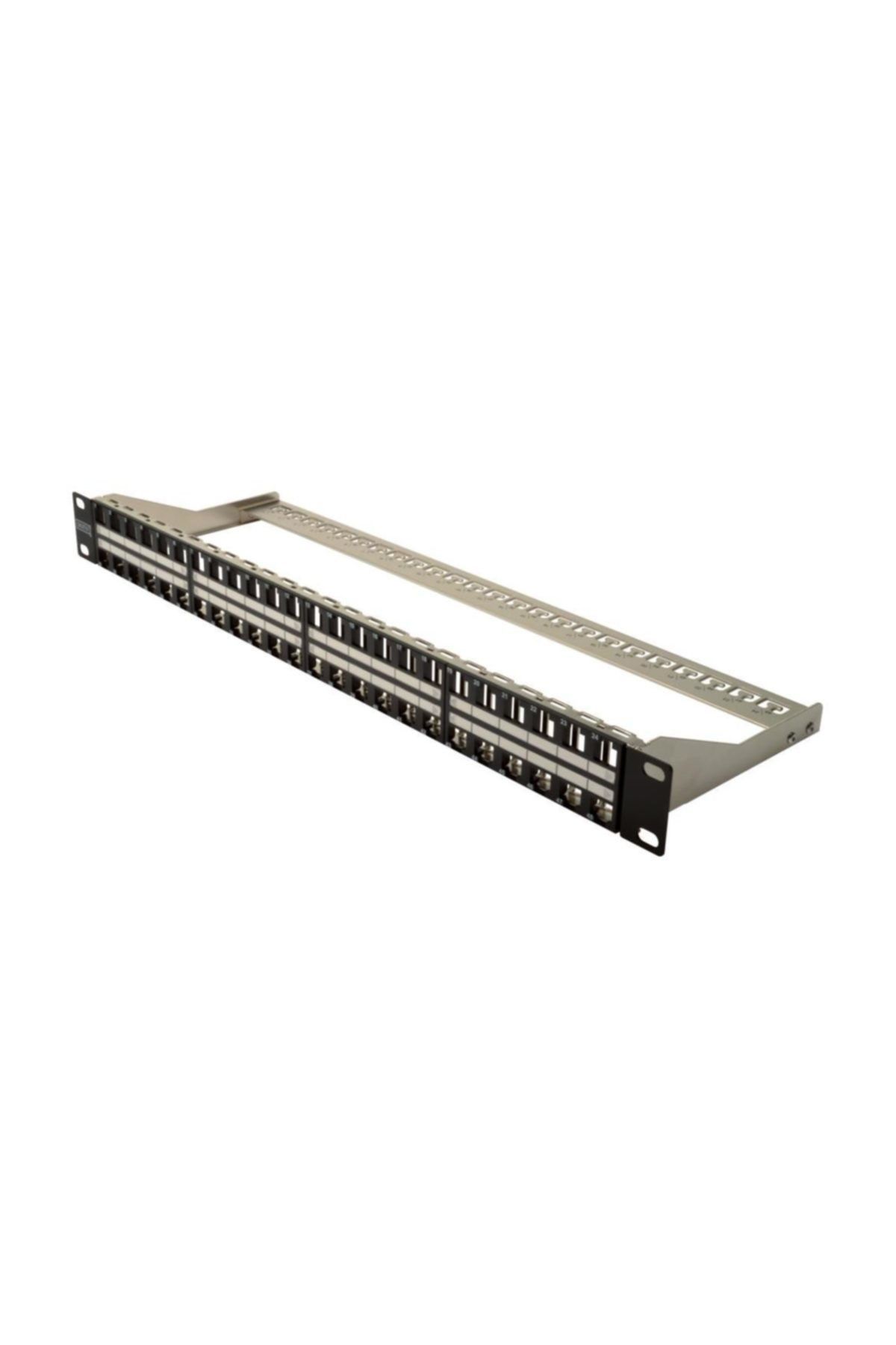 Assmann DIGITUS 48'Lİ BOŞ PATCH PANEL,1U,SİYAH DN-91424