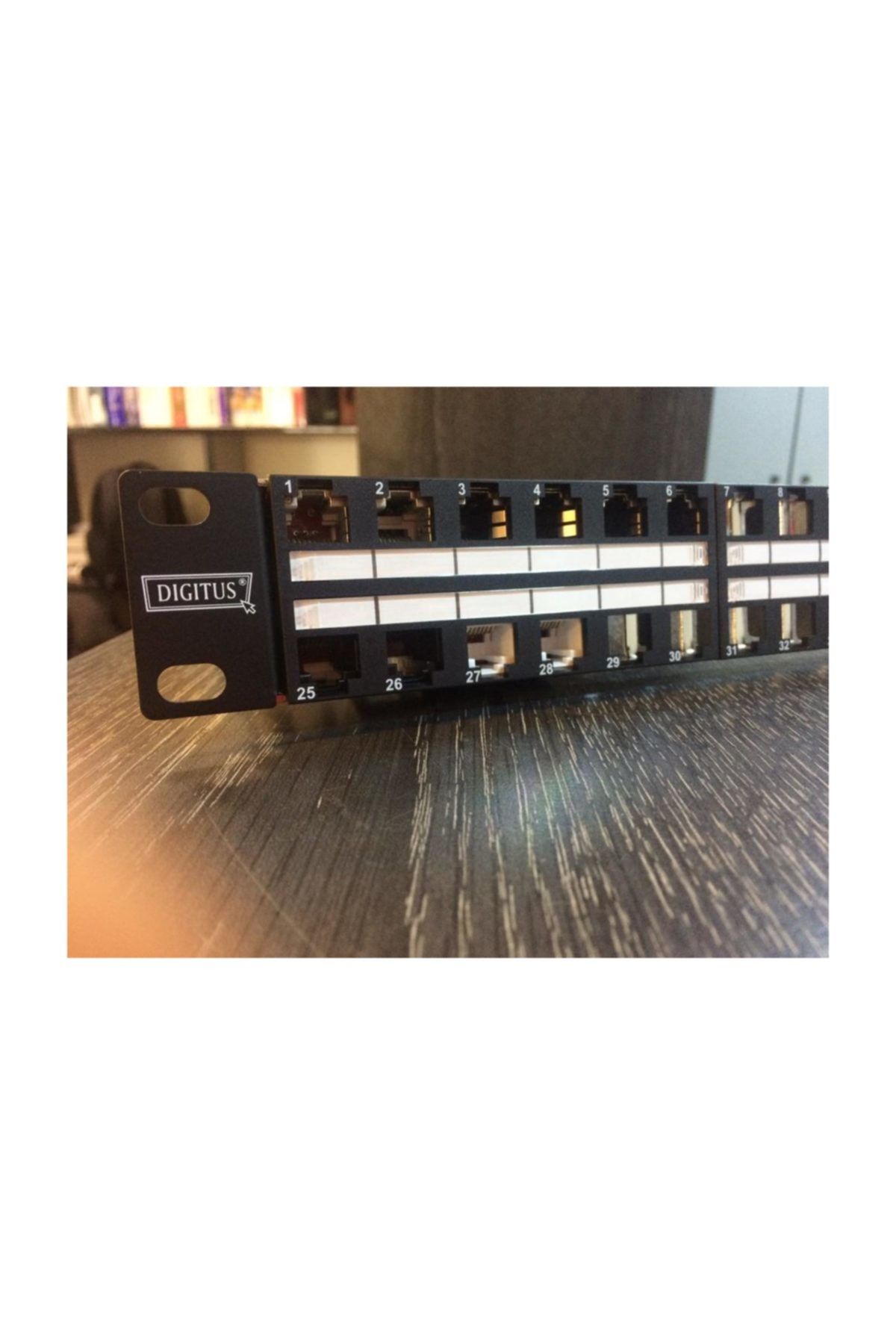 Assmann DIGITUS 48'Lİ BOŞ PATCH PANEL,1U,SİYAH DN-91424