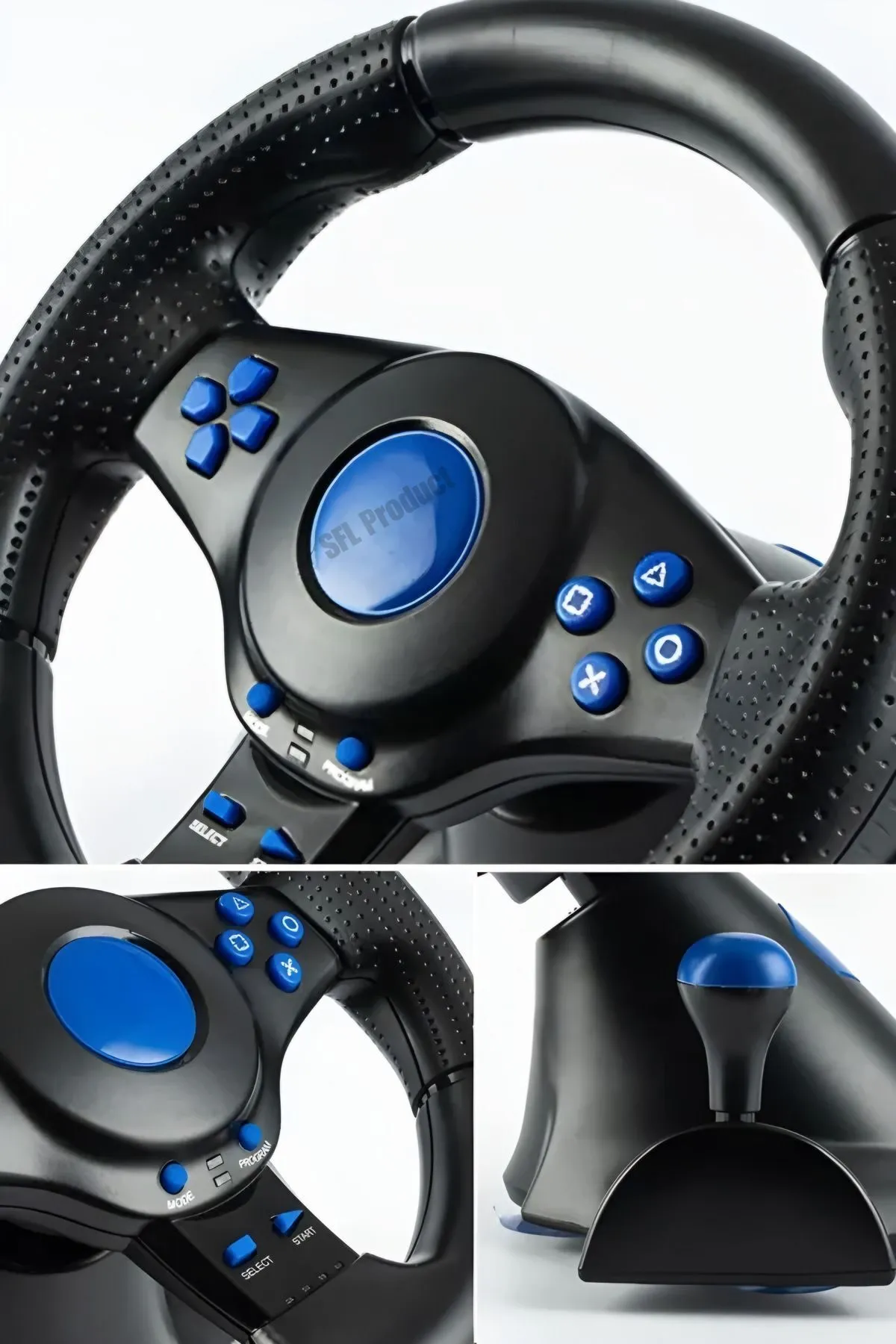 SFL Product Direksiyon Seti Yarış Racing 180 Derece Wheel for NS,PC,PS3,PC.Andoid Xbox Series X ve XBox One