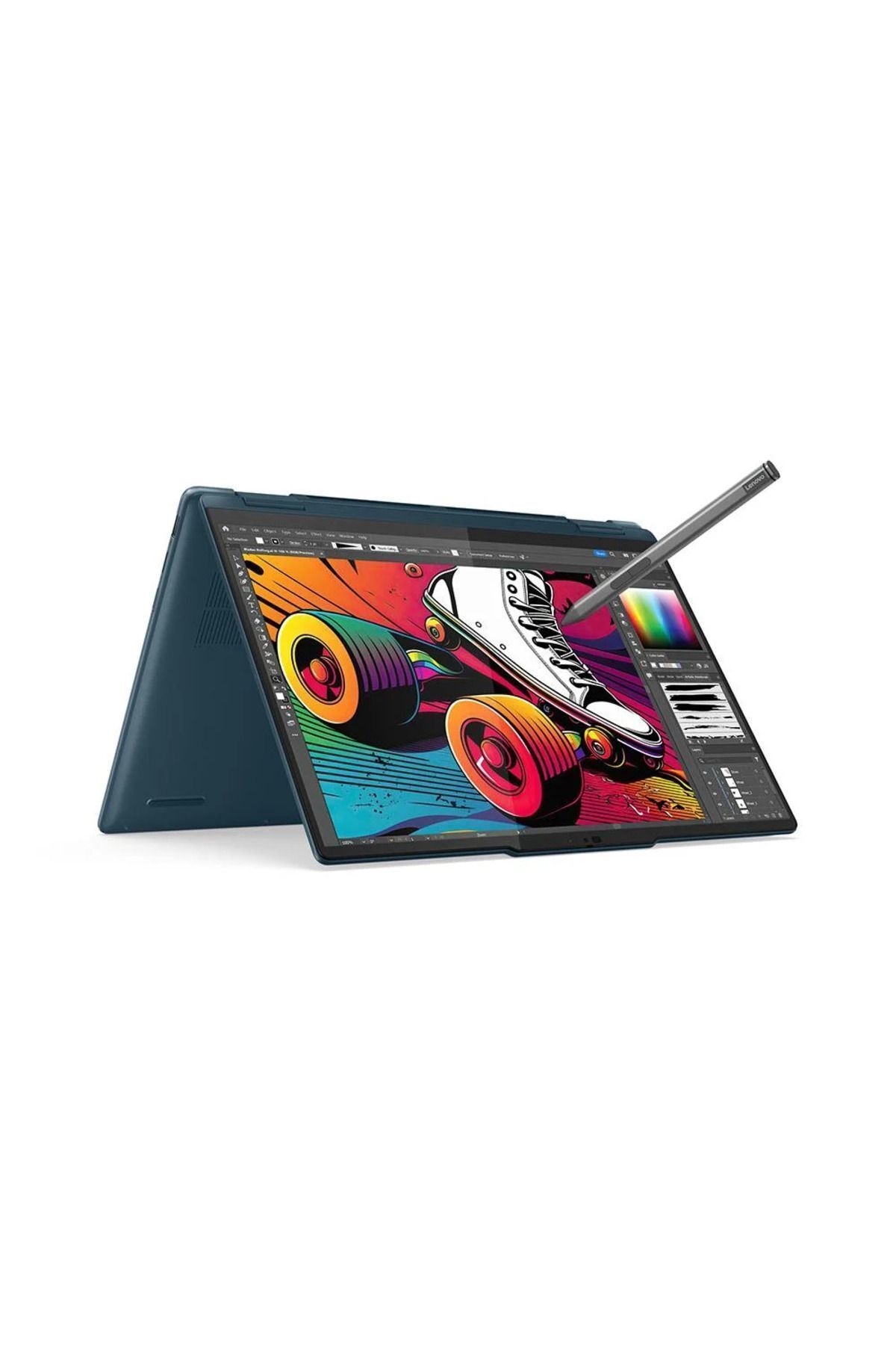 Lenovo Dokunmatik OLED Ekranlı Yoga 7 Core Ultra 7 155H-16Gb-512Gb Ssd-14inc-W11