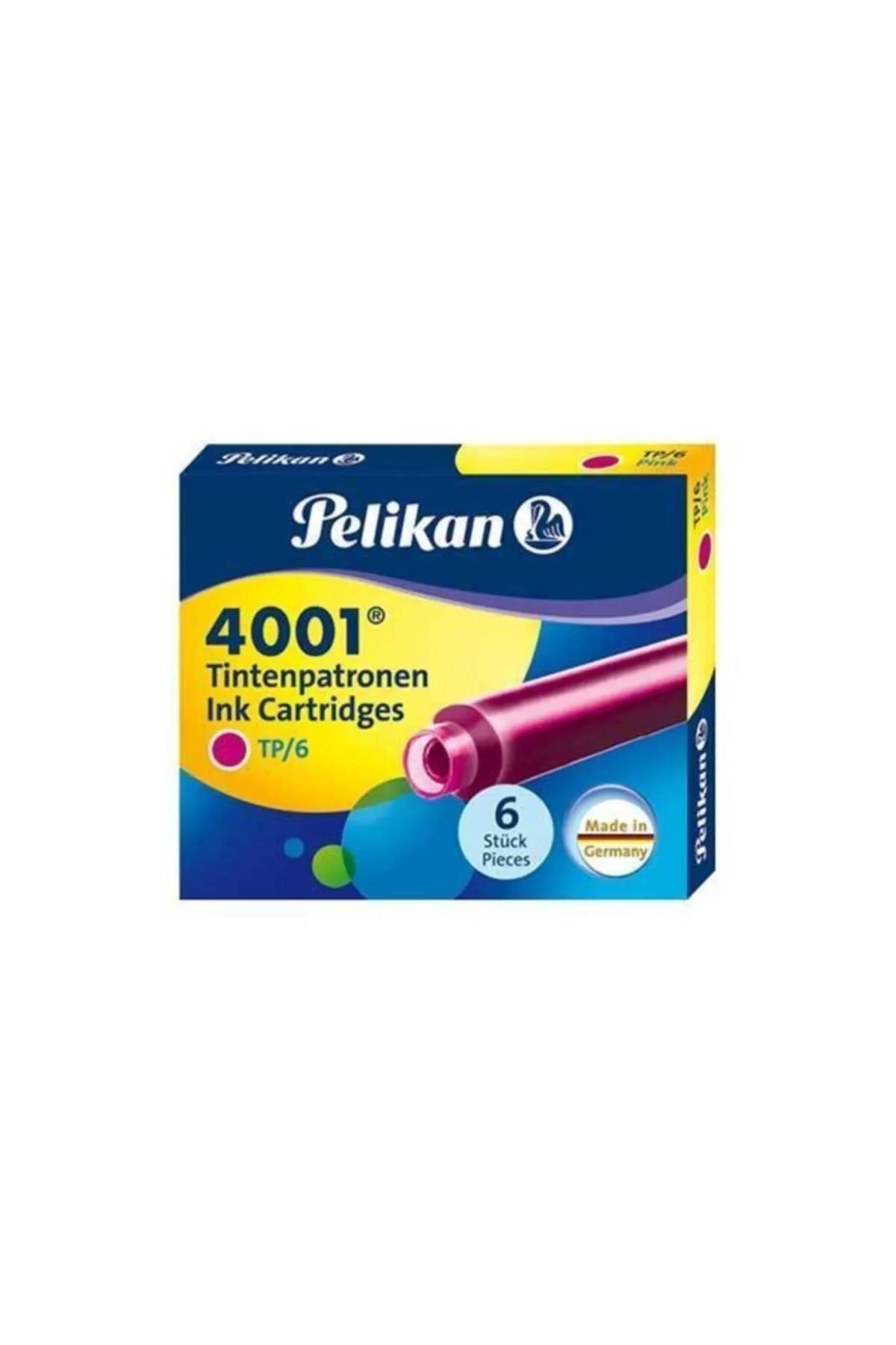 Pelikan Dolma Kalem Tüpü 6 Lı Pembe 4001-321075