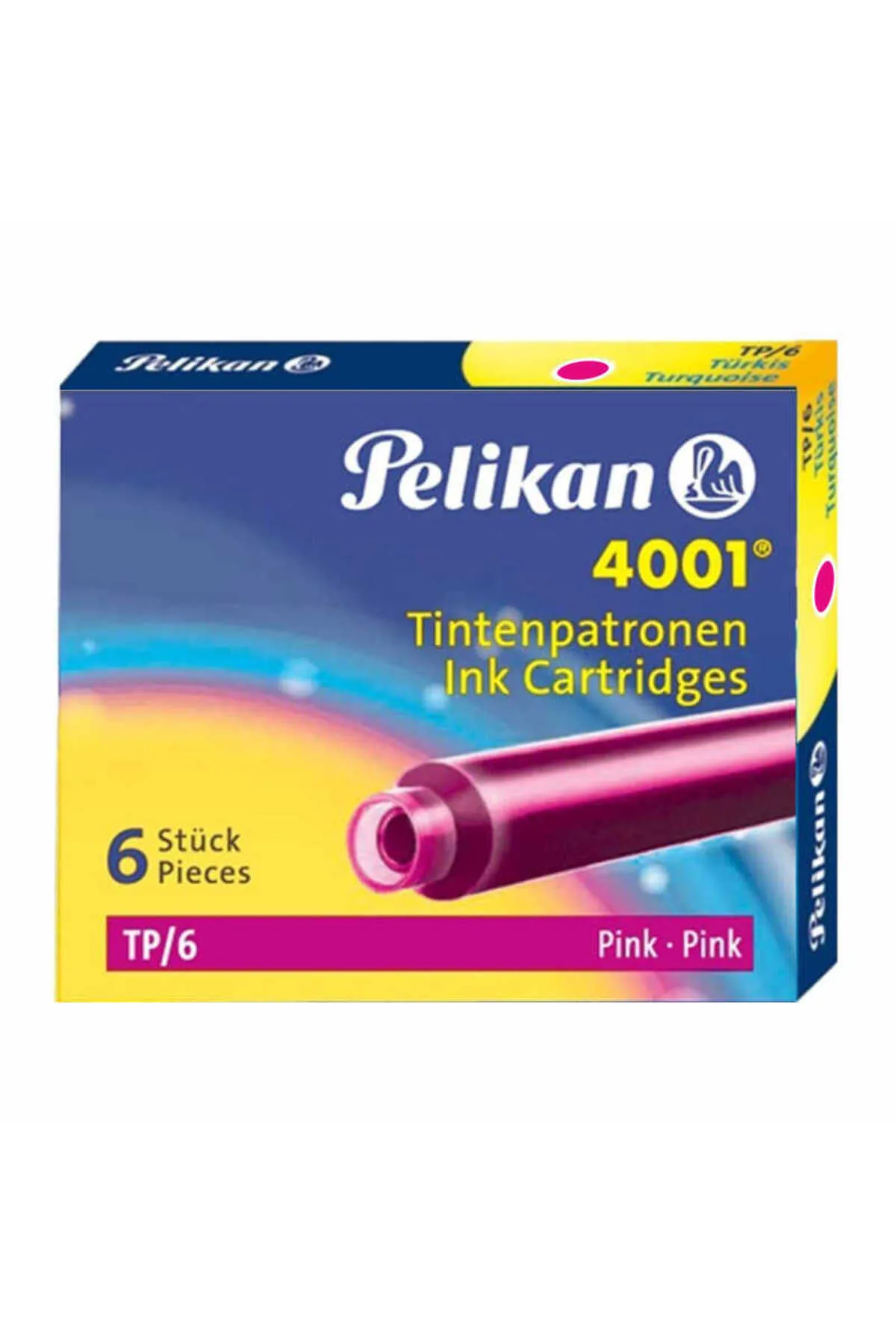 Pelikan Dolma Kalem Tüpü 6 Lı Pembe 4001-321075