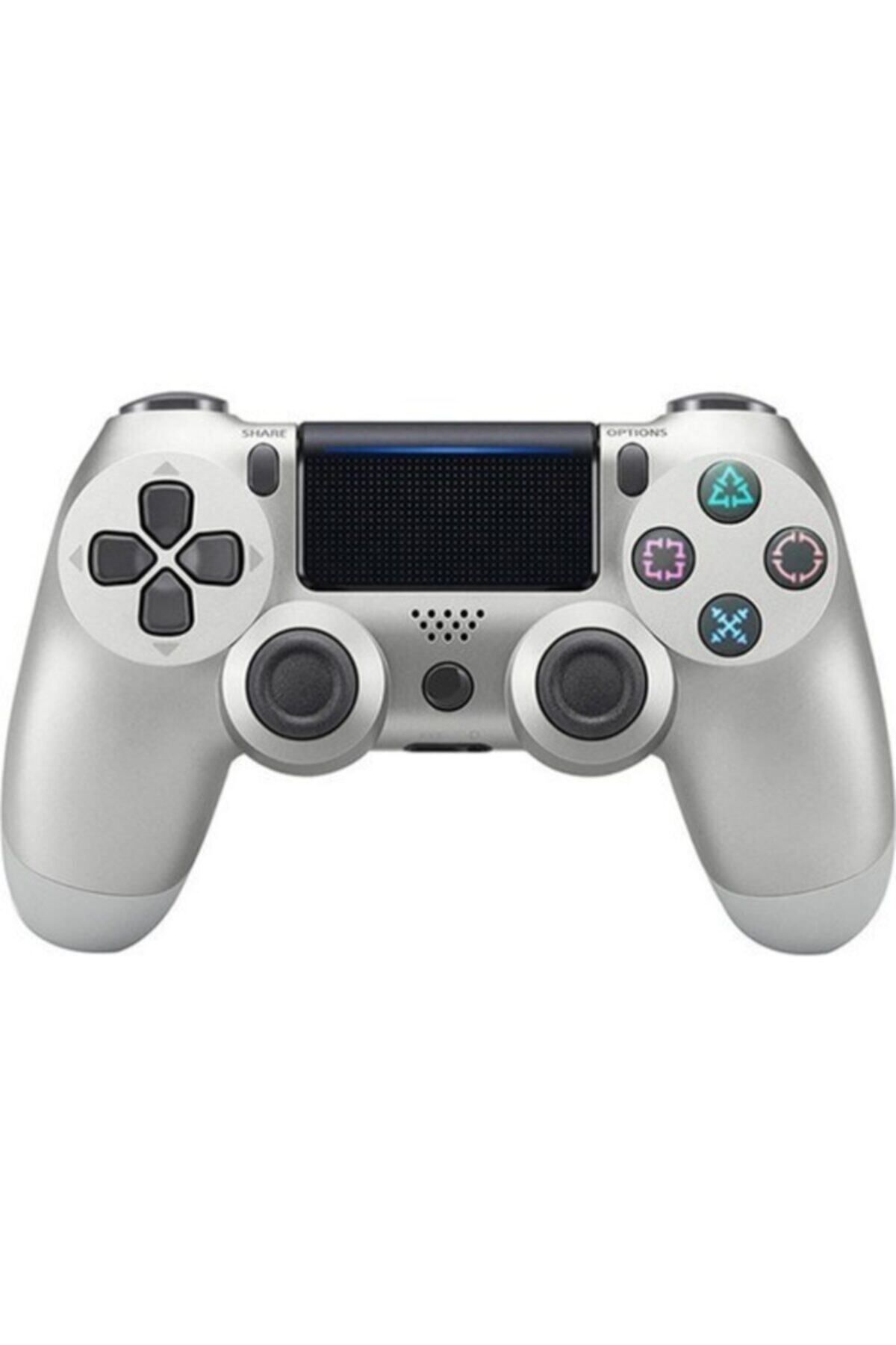 DOUBLESHOCK Double Shock 4 V2 Gümüş Gamepad (ps4 Ve Pc Uyumlu) Dualshock4, 1,5 Mt Kablo Dahil