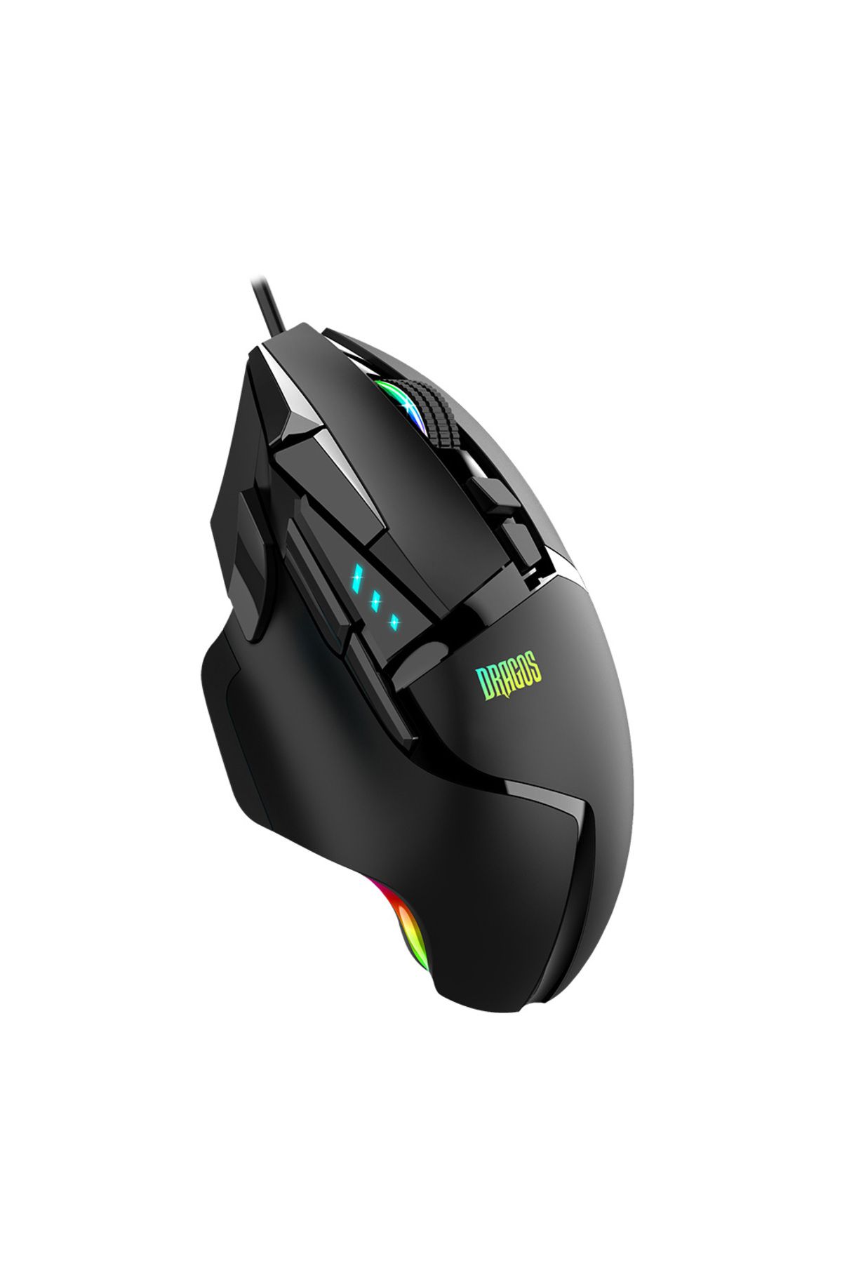 Turbox Dragos XM92 20000 DPI Usb Kablolu Siyah RGB Gaming Optik Mouse