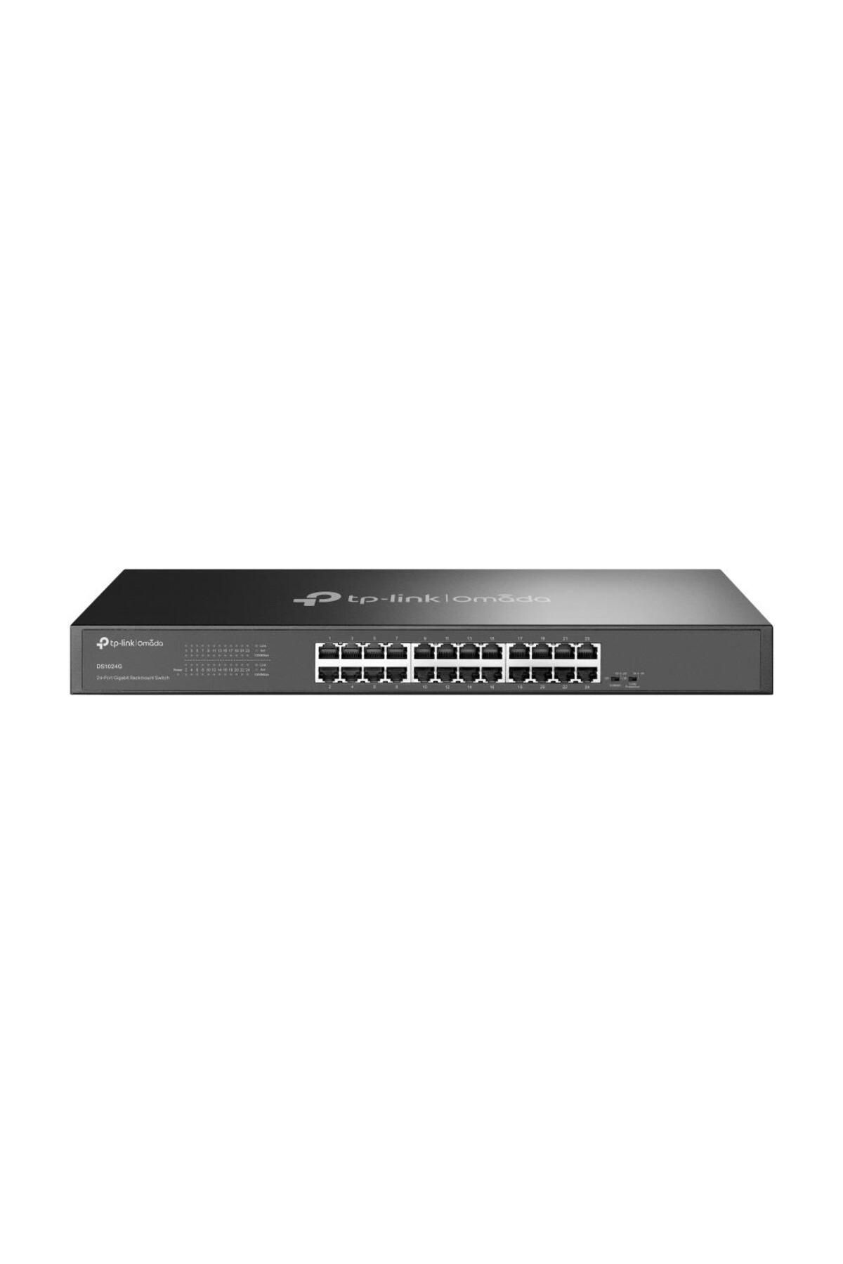 TP-Link Ds1024G 24 Port 10-100-1000 Mbps Switch Hub Çelik Kasa Rack Mount