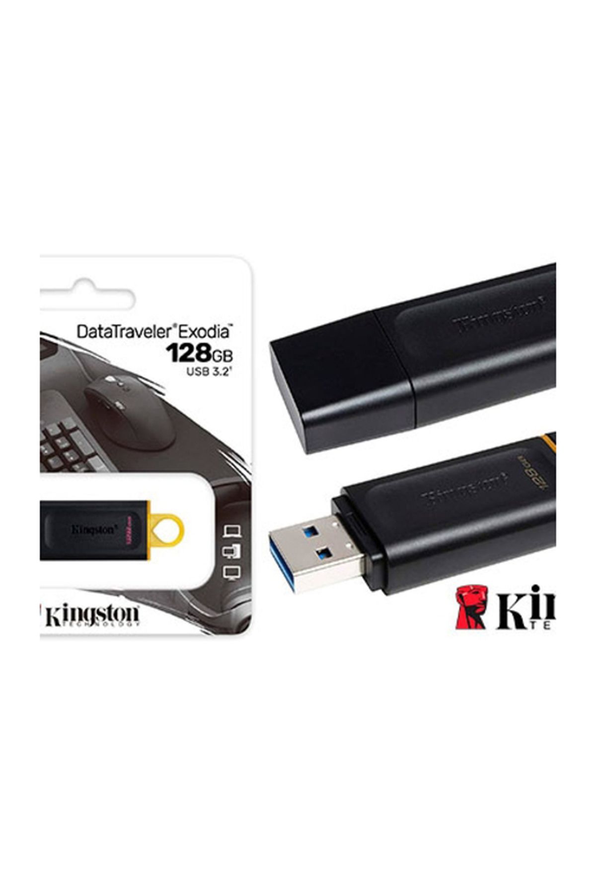 Kingston Dtx 128gb Usb 3.2 Gen.1 Datatraveler Exodia Flash Bellek Dtx/128