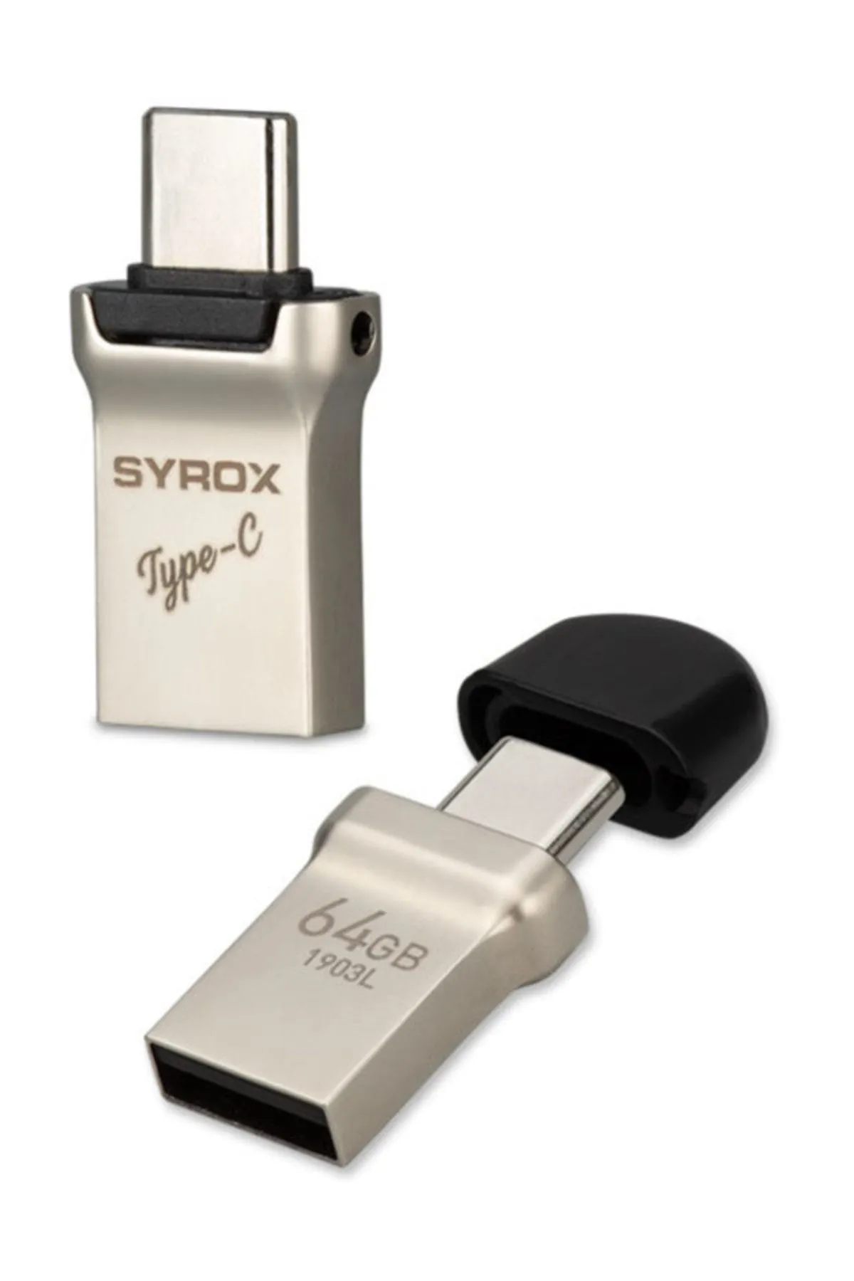 Syrox Dual Drive 64 Gb Usb 2.0 Otg / Type-c Usb Bellek Utc64 Suntechutc64