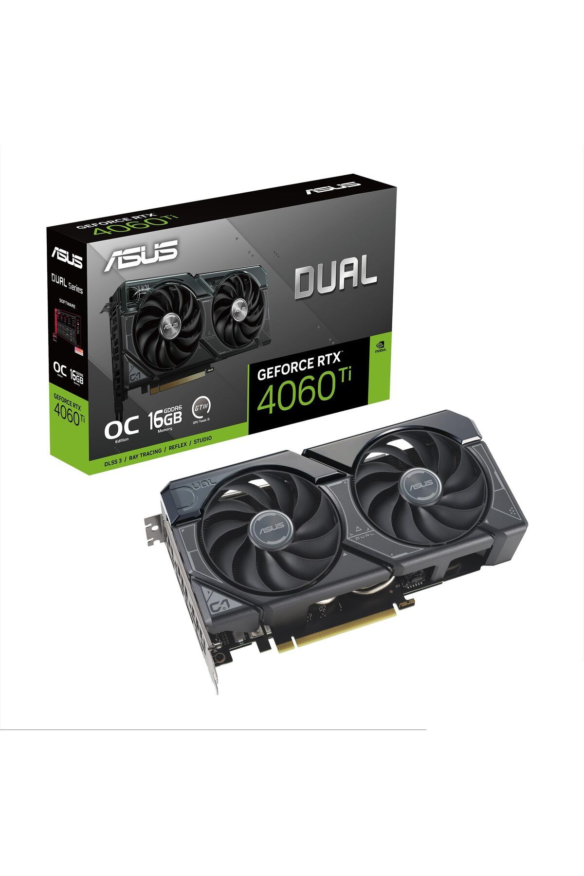 Asus -DUAL-RTX4060TI-O16G-EVO-NVIDIA-GEFORCE-RTX 4060 TI-16G-16GB EKRAN KARTI