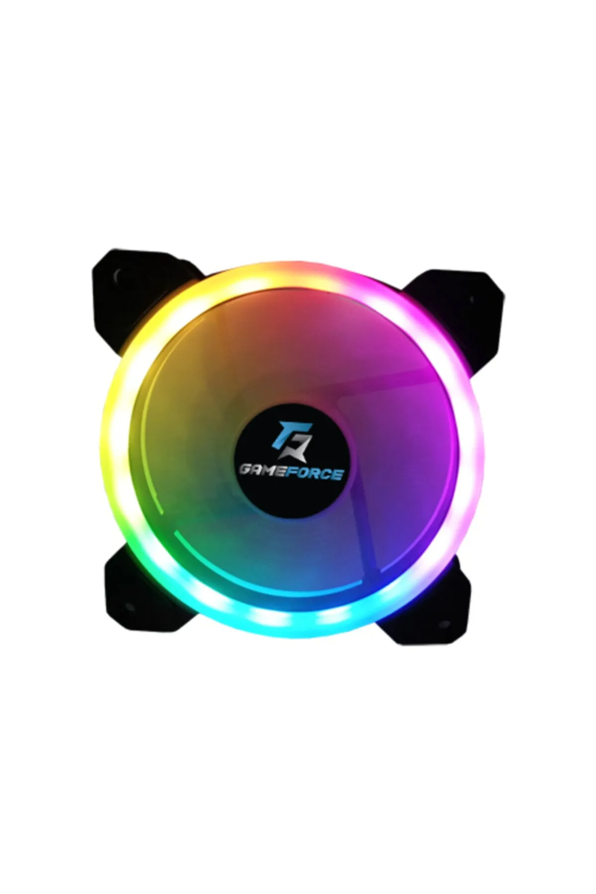 Gameforce Dualrıng 4x120mm Sese Duyarlı A-rgb Kasa Fanı