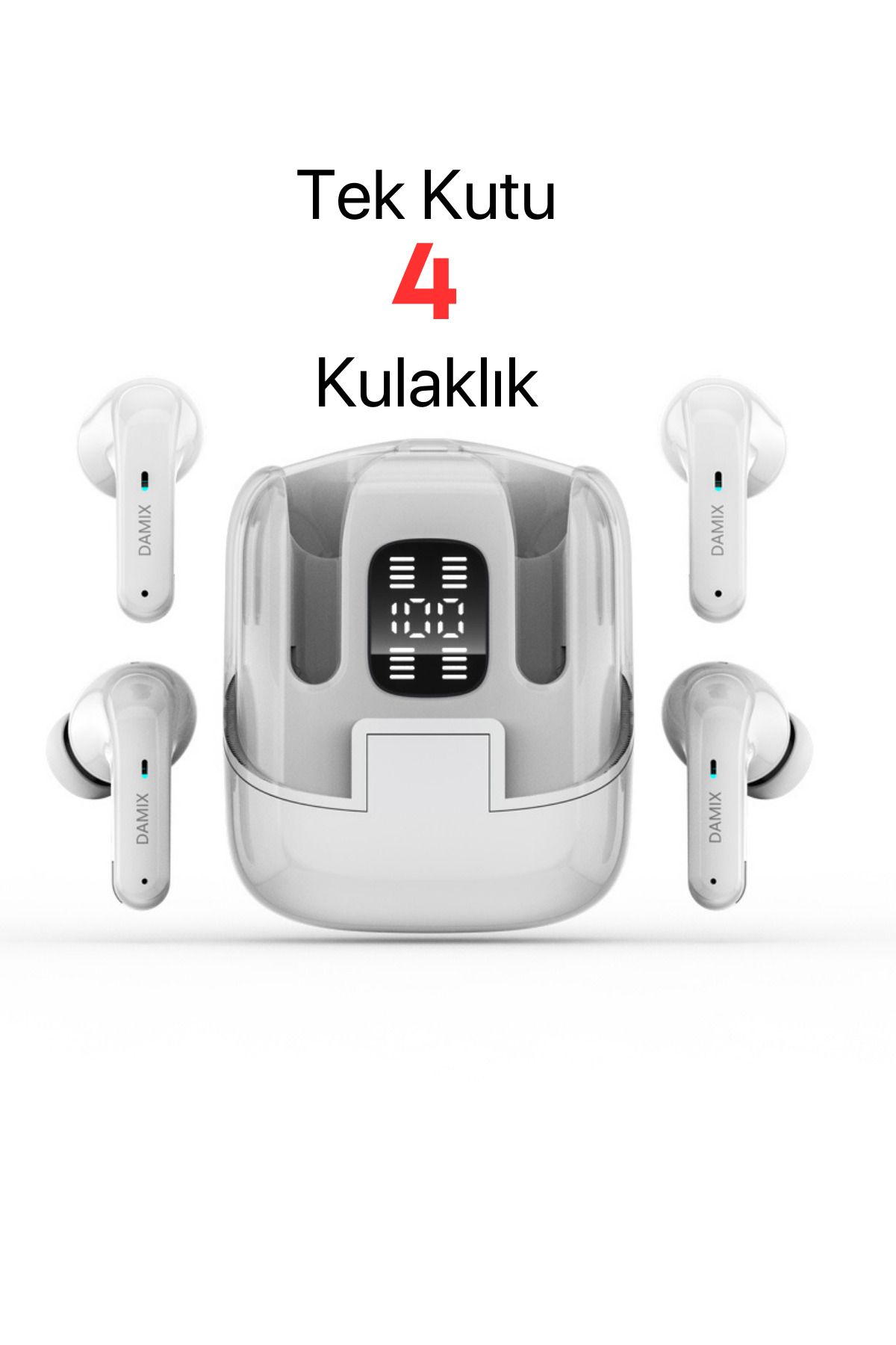 TARÇIN DX-16 Bluetooth Oyuncu Kulaklığı, Bir Kutu İçinde 4 Kulaklık, Tüm Telefonlar İle Uyumlu