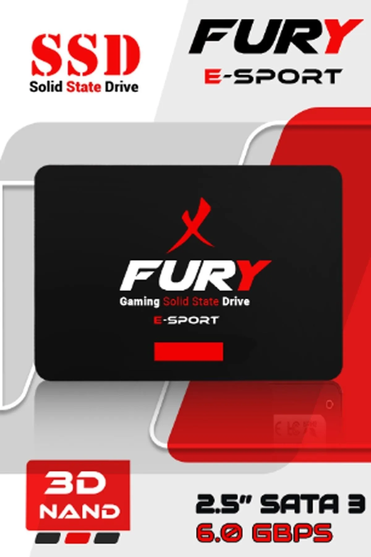 Fury E-sport 1 Tb 550mb-500mb/s Sata3 2,5 Gaming Ssd