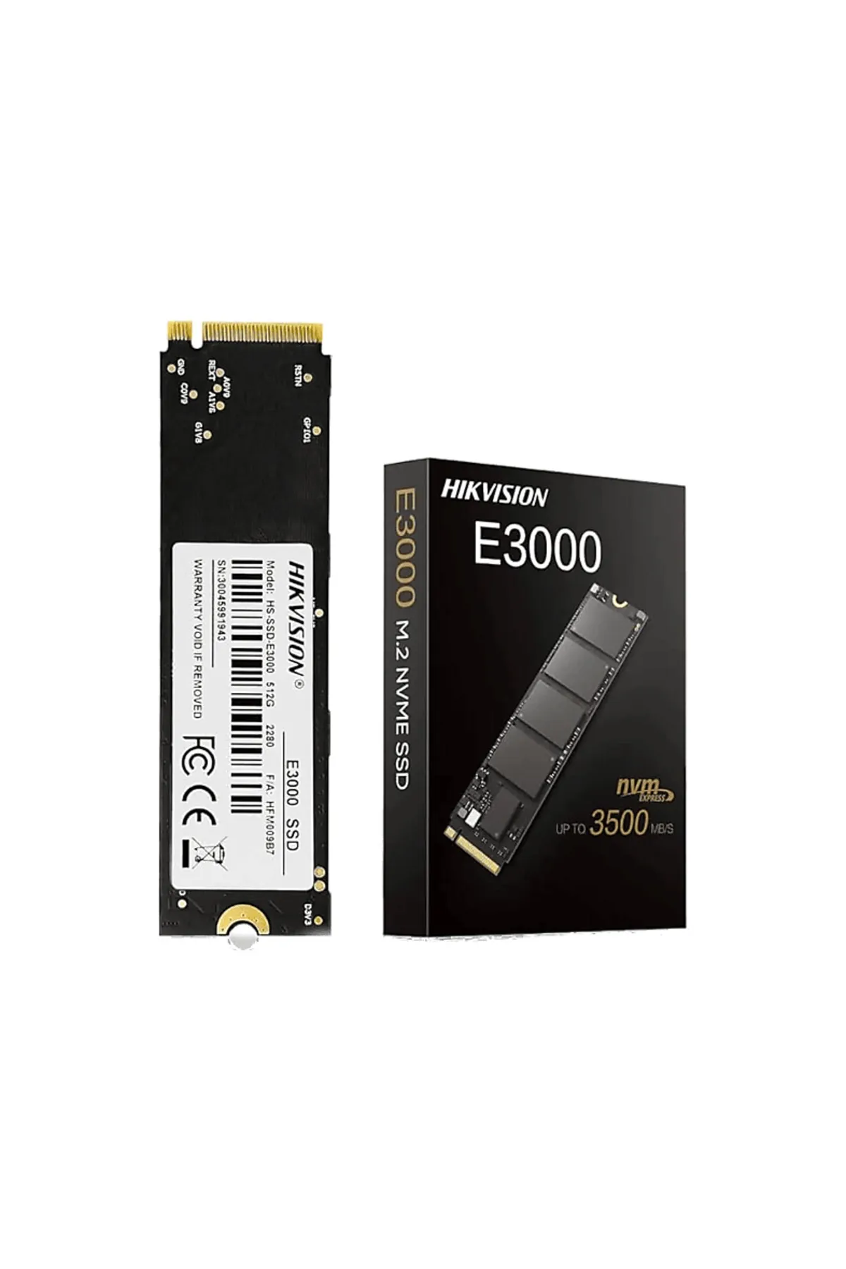 Hikvision E3000 NVMe 512 GB Dahili SSD