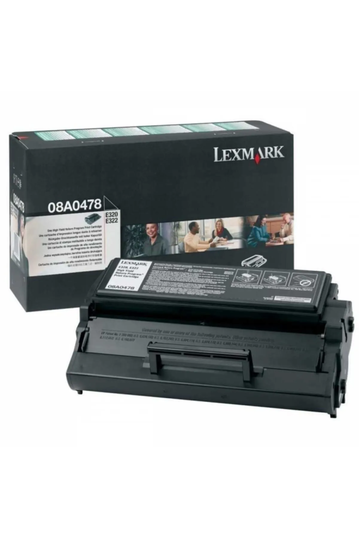 Lexmark E320-08a0478 Orjinal Toner Y.k