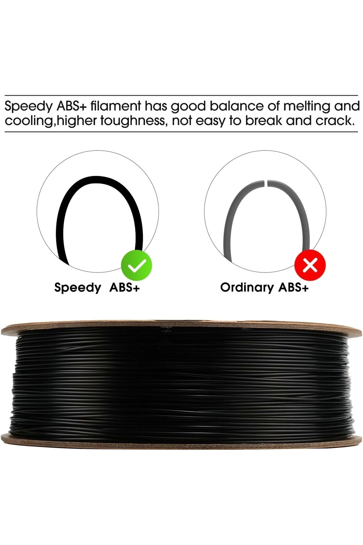 eSun Eabs Hs Filament Siyah