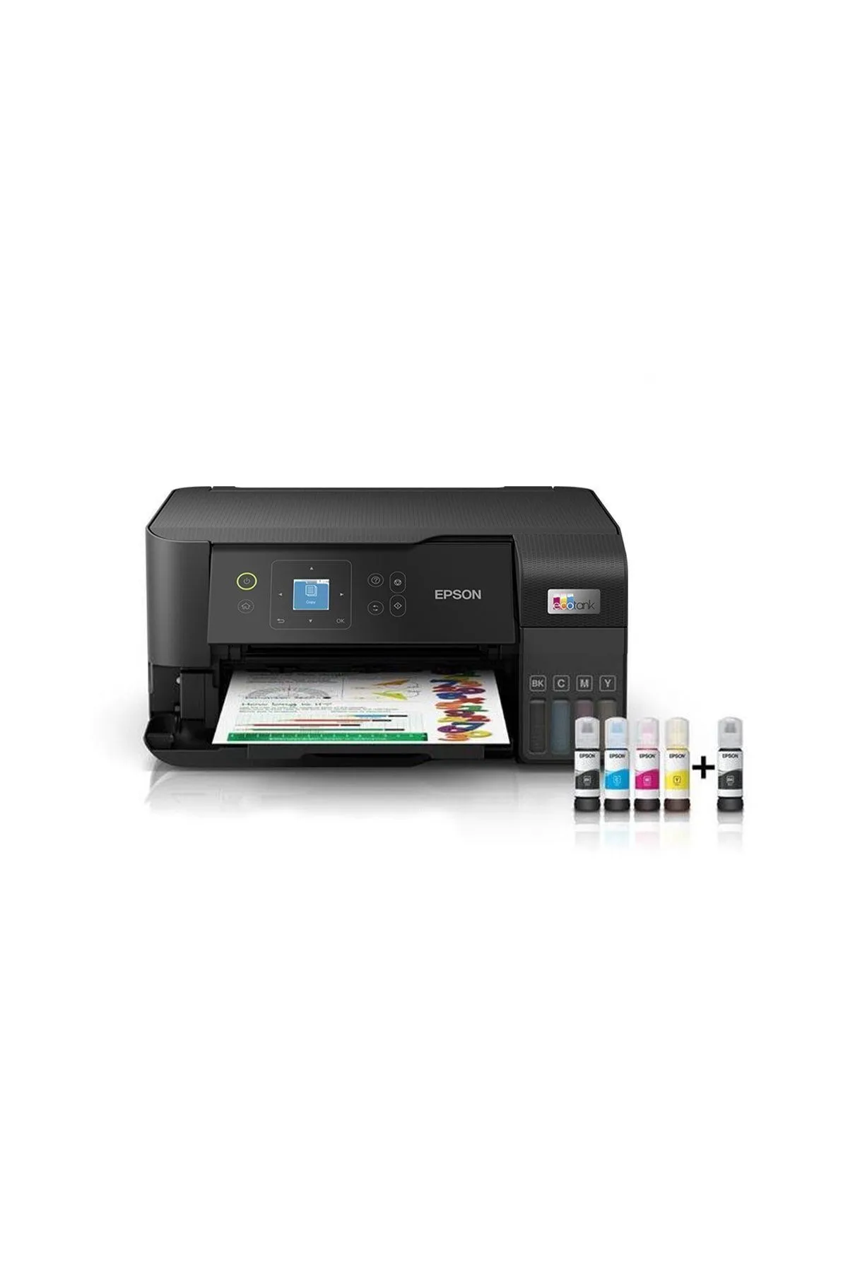 Epson Ecotankl3560 Renkli Tanklı Yazıcı Baskı-tarama-kopya(usb,wifi)+orijinal 4x65ml+1 Mürekkep