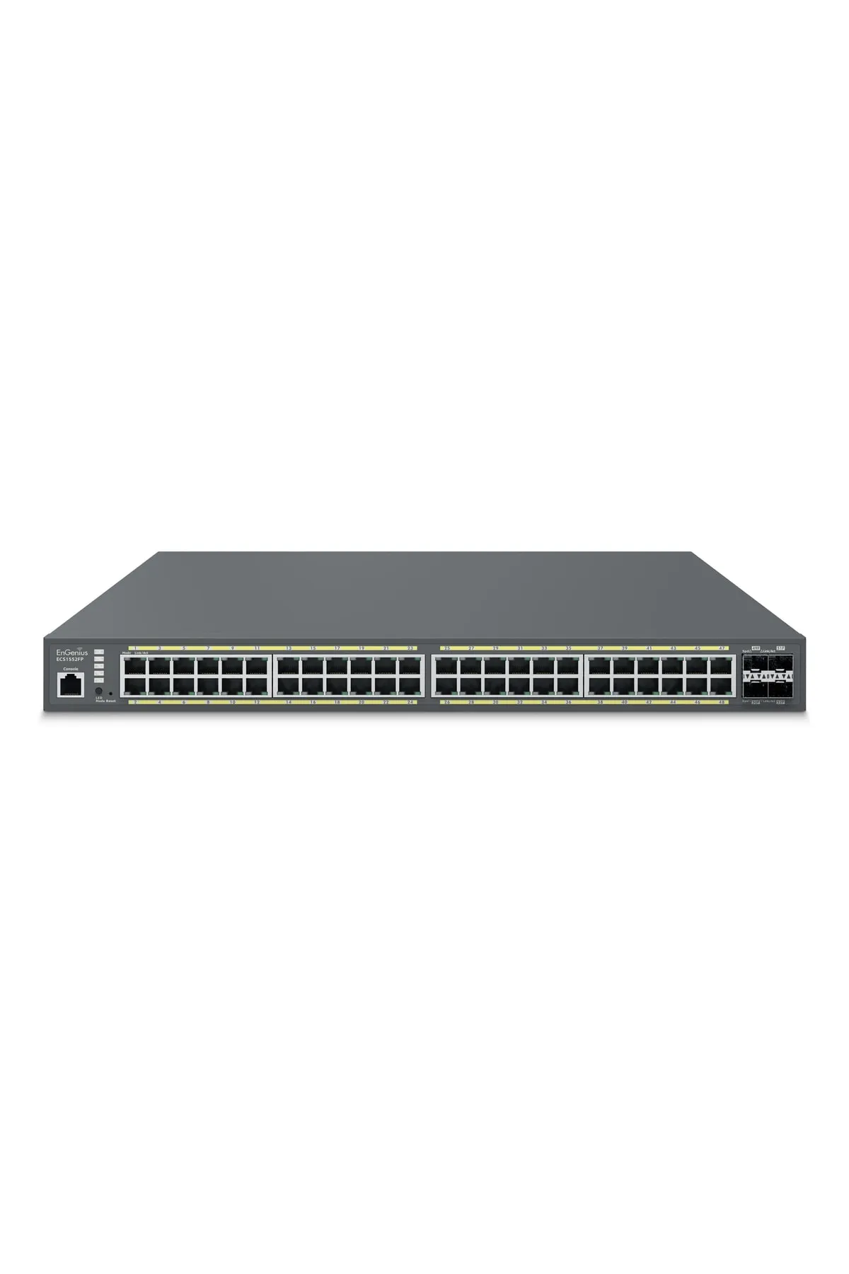 ENGENIUS Ecs1552fp Poe+ Switch 48 X 10/100/1000 Port, 4 X Sfp+ 10gig Port, L2+ 48-port Poe+, 740w