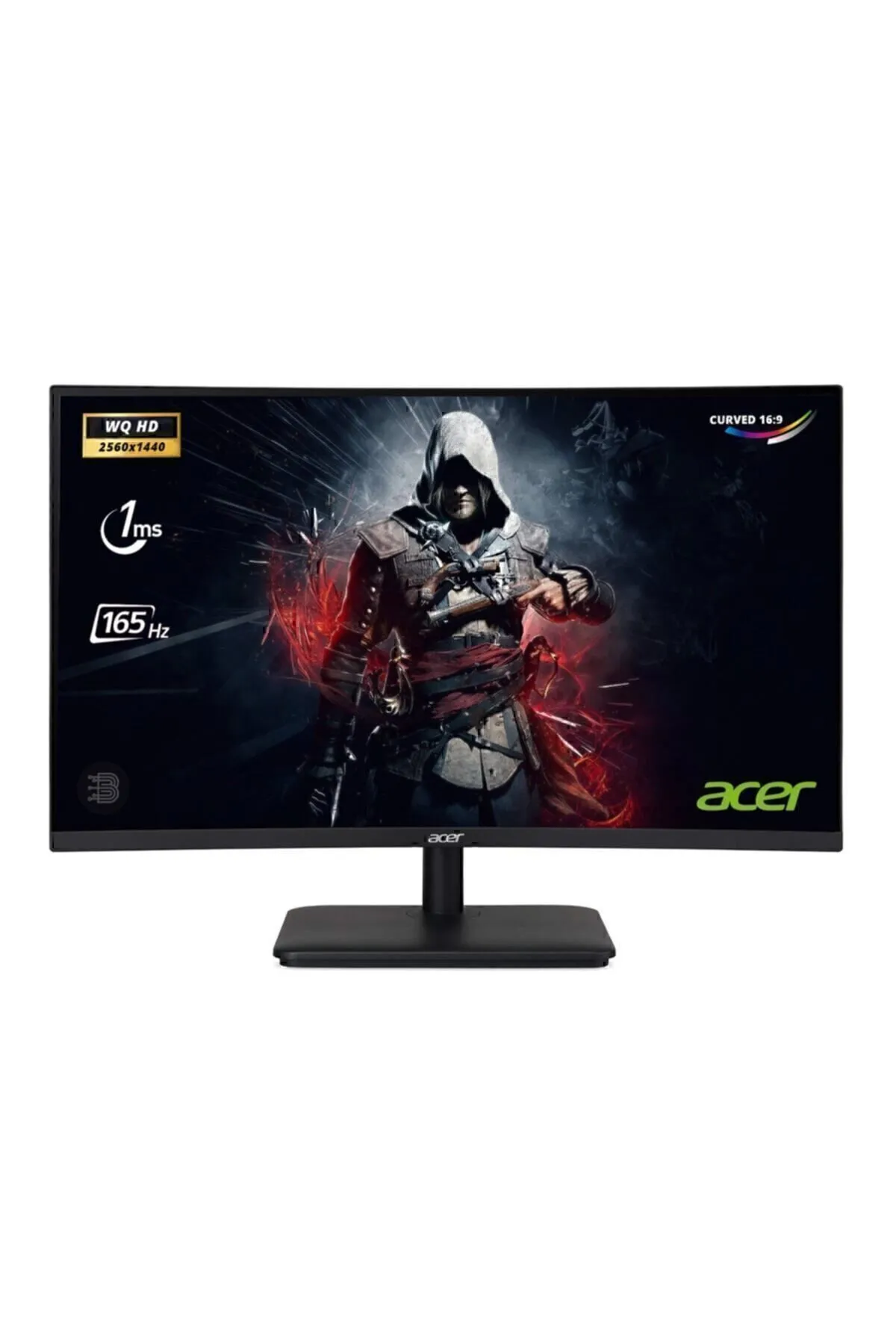 Acer ED270UP 27" 165Hz 1ms (HDMI+Display) Adaptive-Sync QHD Curved Monitör UM.HE0EE.P10