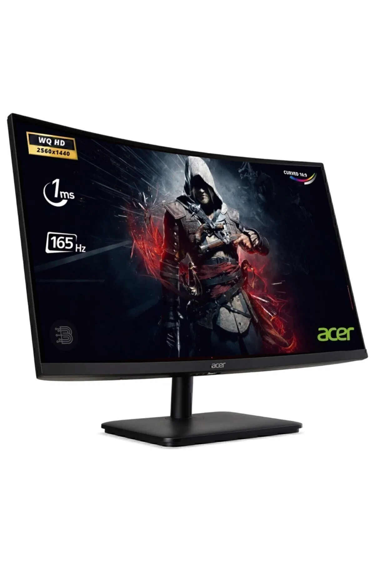 Acer ED270UP 27" 165Hz 1ms (HDMI+Display) Adaptive-Sync QHD Curved Monitör UM.HE0EE.P10