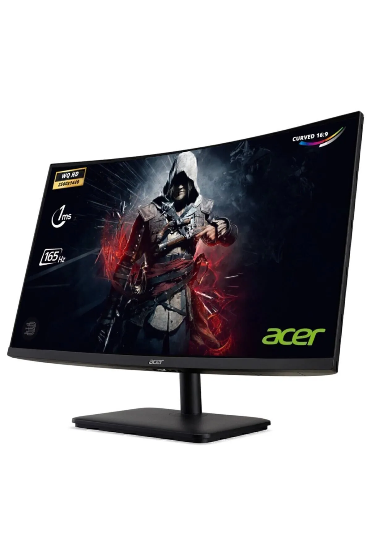 Acer ED270UP 27" 165Hz 1ms (HDMI+Display) Adaptive-Sync QHD Curved Monitör UM.HE0EE.P10