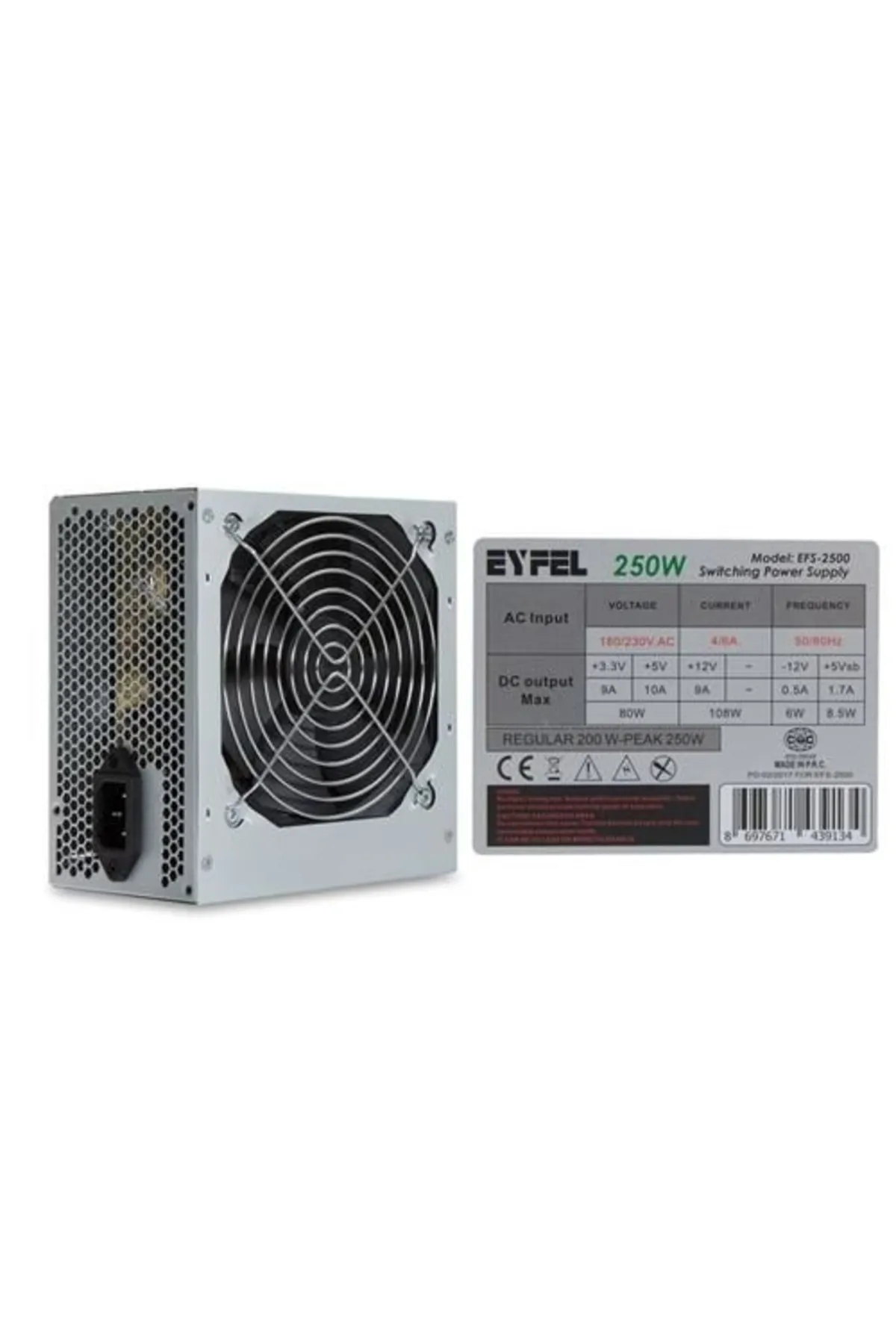 Eyfel Efs-2500 Real 200w Güç Kaynağı