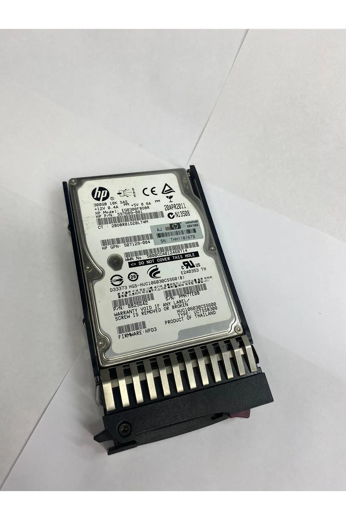 HP EG0300FBDBR 300 GB 10K SAS YENİLENMİŞ ÜRÜN