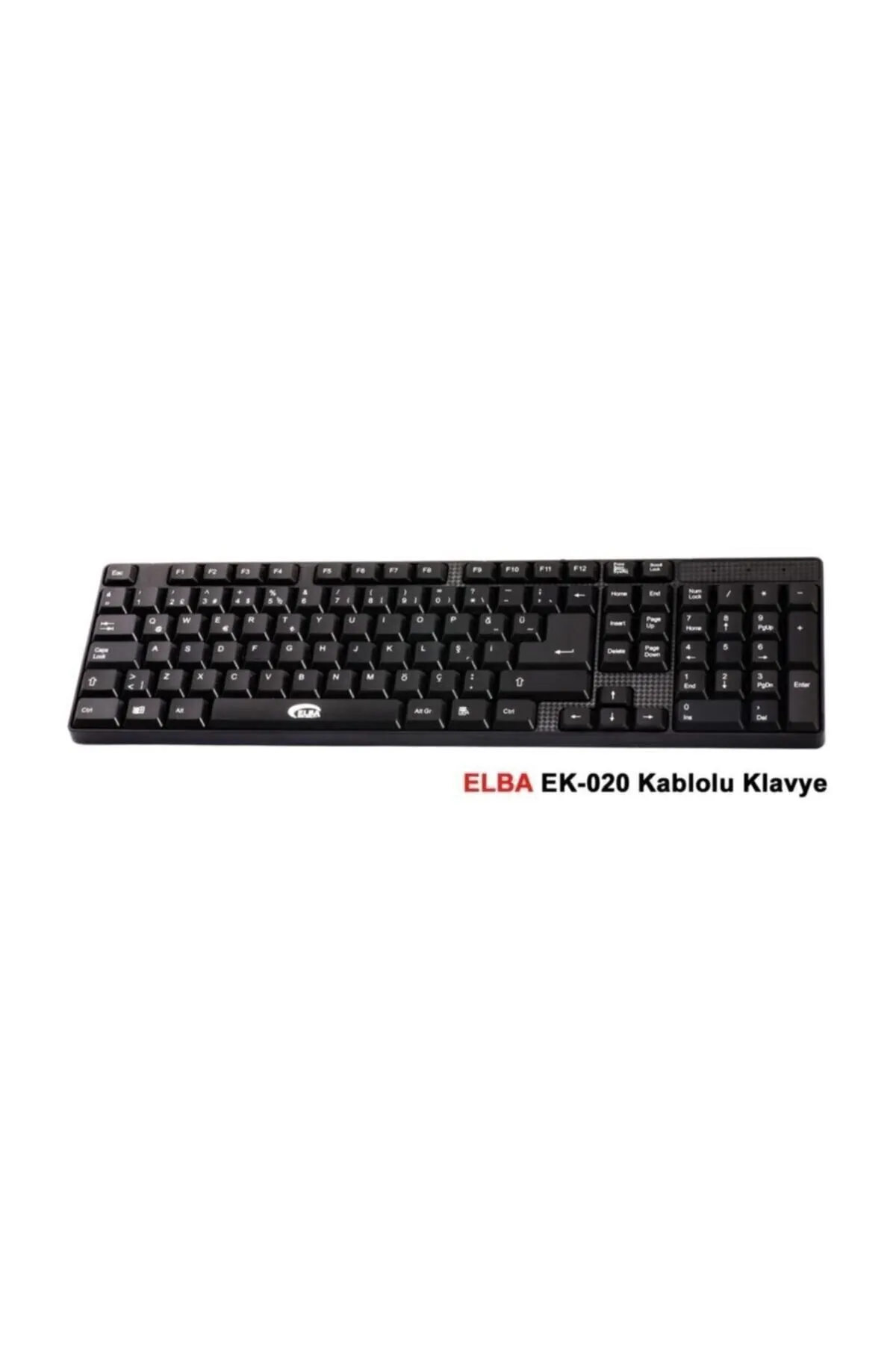 ELBA Ek-020 F Usb Siyah Türkçe Standart Klavye