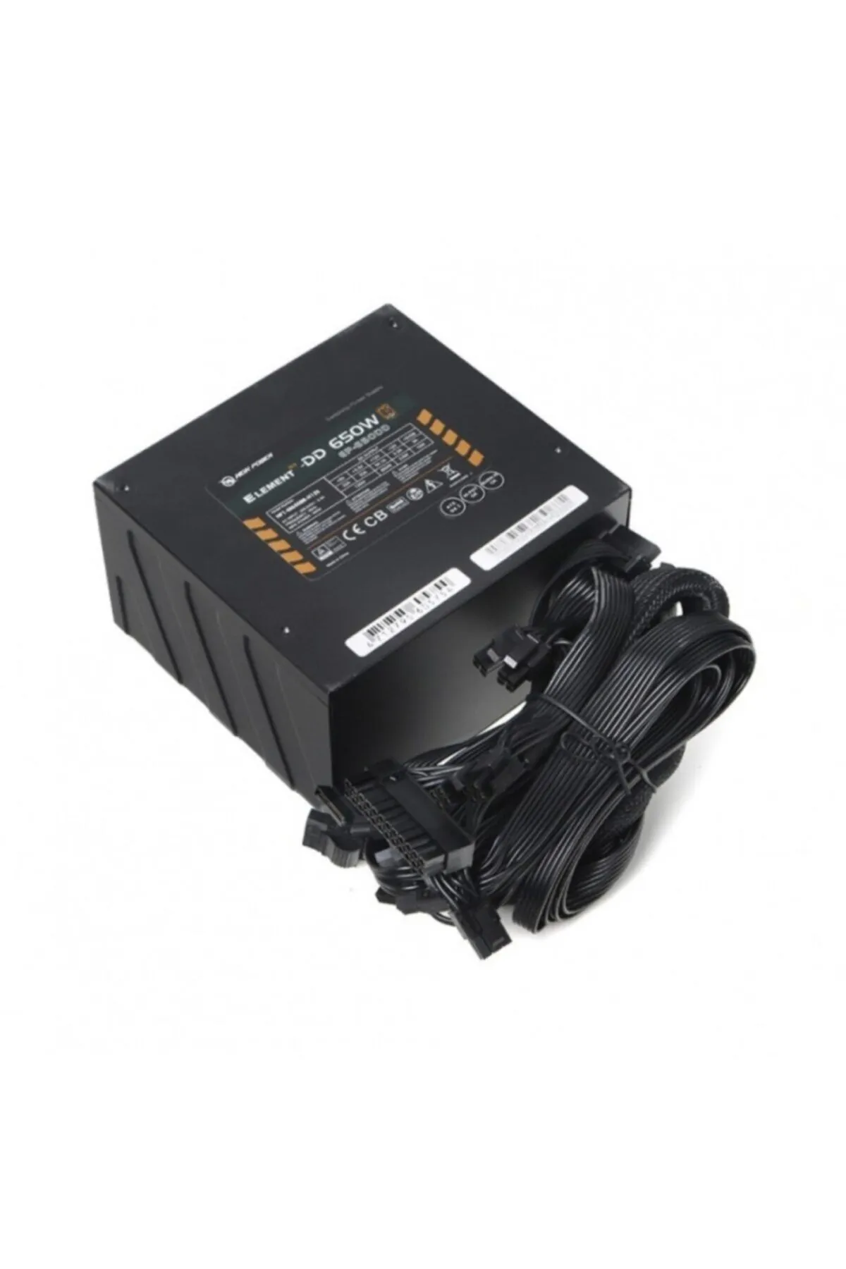 High Power Element-Dd Gd 650W 80+ Bronze 54.16A Single Rail Aktif Pfc Siyah Atx Power Supply Kasa Güç Kaynağı