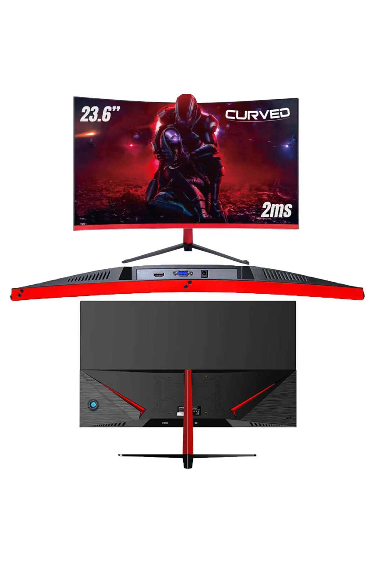 GAMELİNE ELS01 RYZEN 5 5500 16GB DDR4 500GB SSD RTX3050 8GB 24" CURVED OYUNCU MASAÜSTÜ BİLGİSAYAR