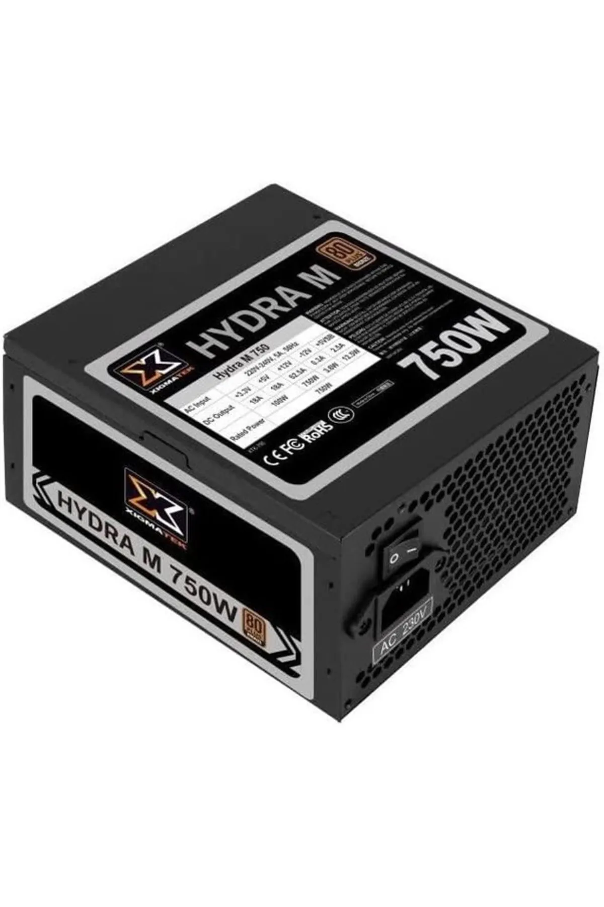 Xigmatek EN44221 Hydra M 750W 80 Plus Bronze Modüler Psu Güç Kaynağı