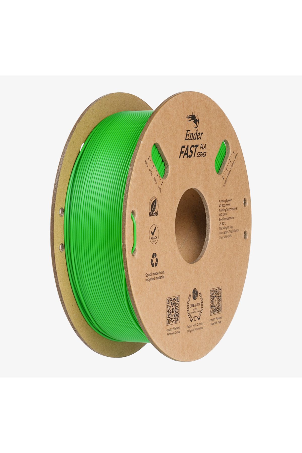 Creality Ender Fast Pla Filament Yeşil 1.75mm 1kg