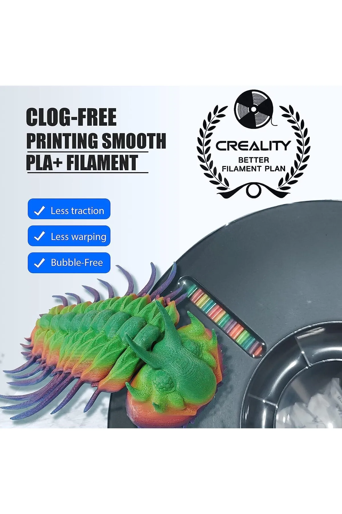 Creality Ender Pla Filament Gökkuşağı 1.75mm 1kg