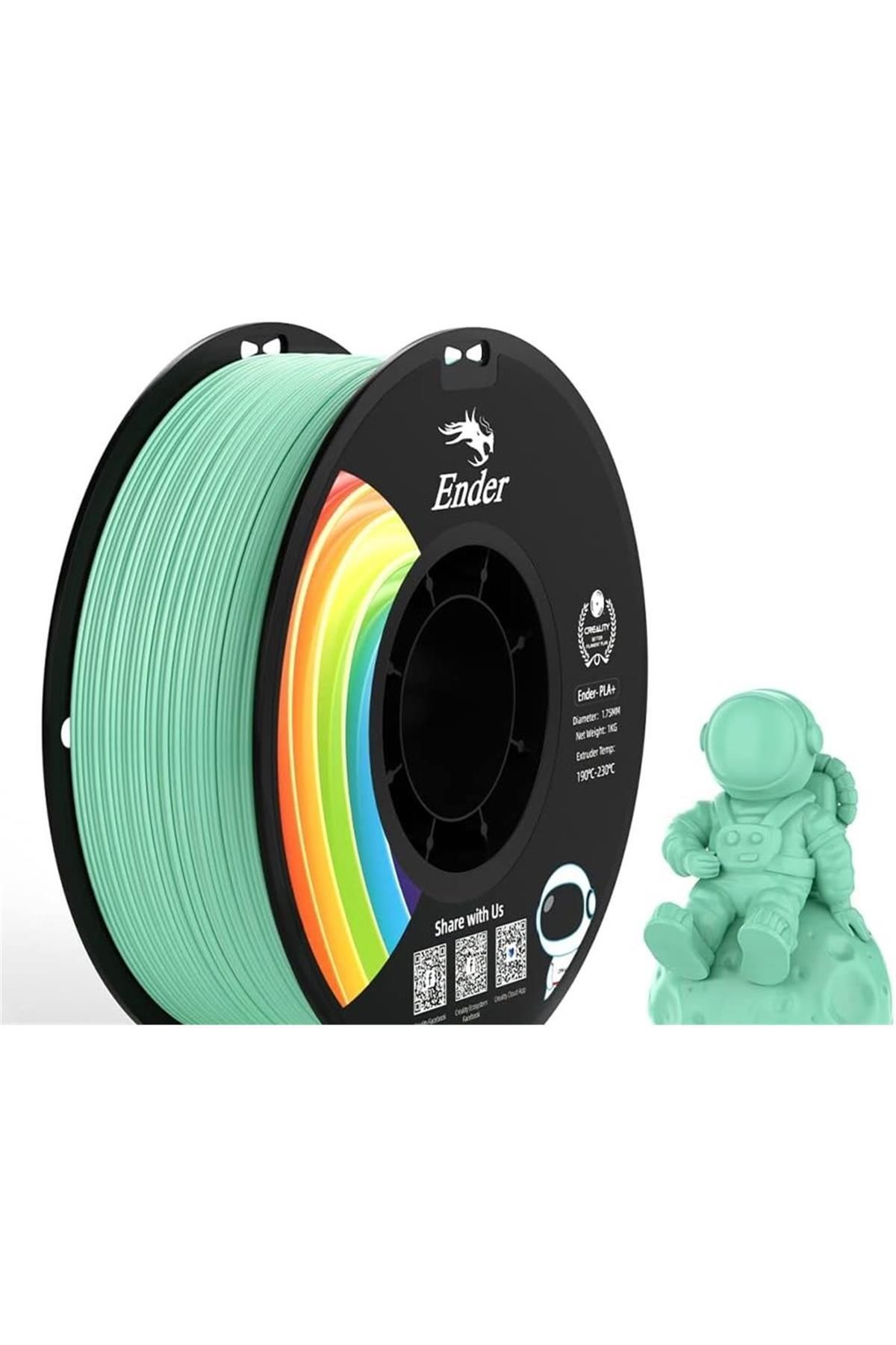 Creality Ender PLA+ Filament Yeşim Yeşili 1.75mm 1kg