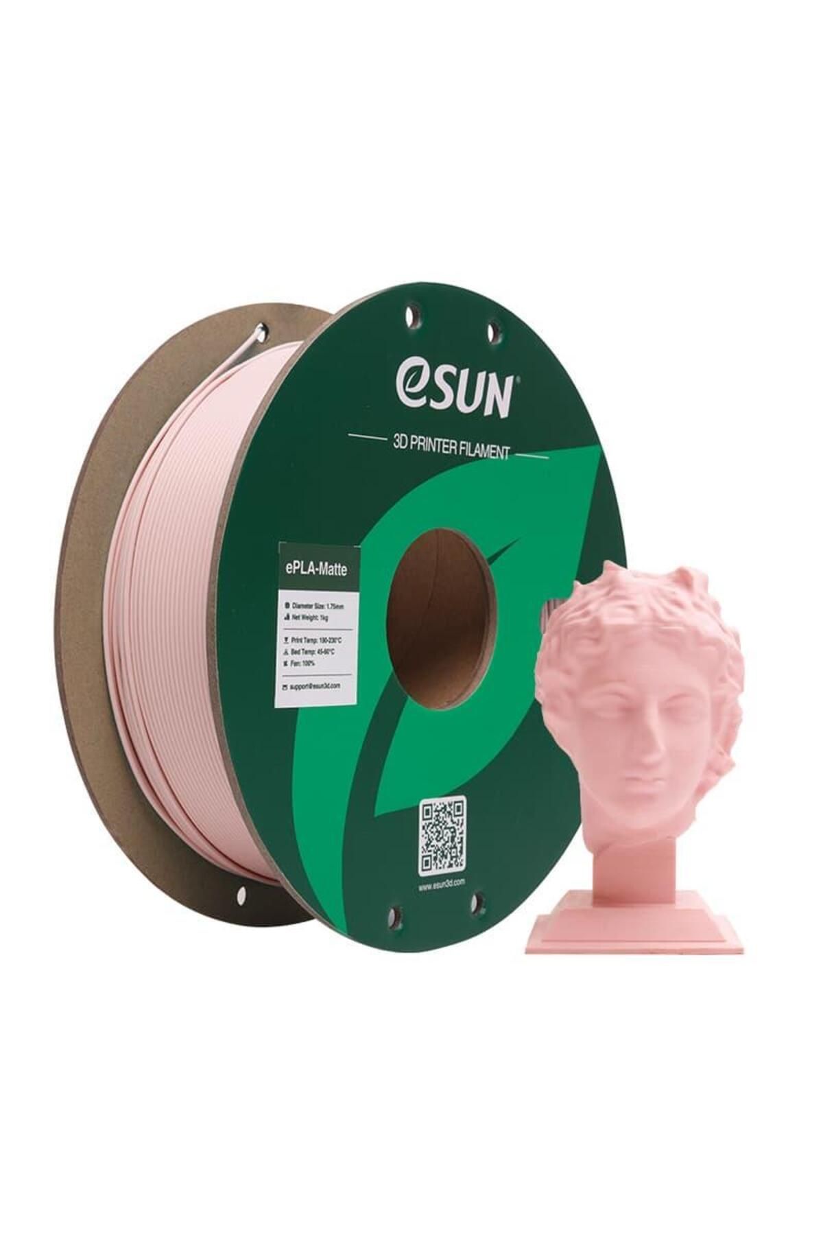 eSun - ePLA-Matte Filament 1.75mm Şeftali Pembesi