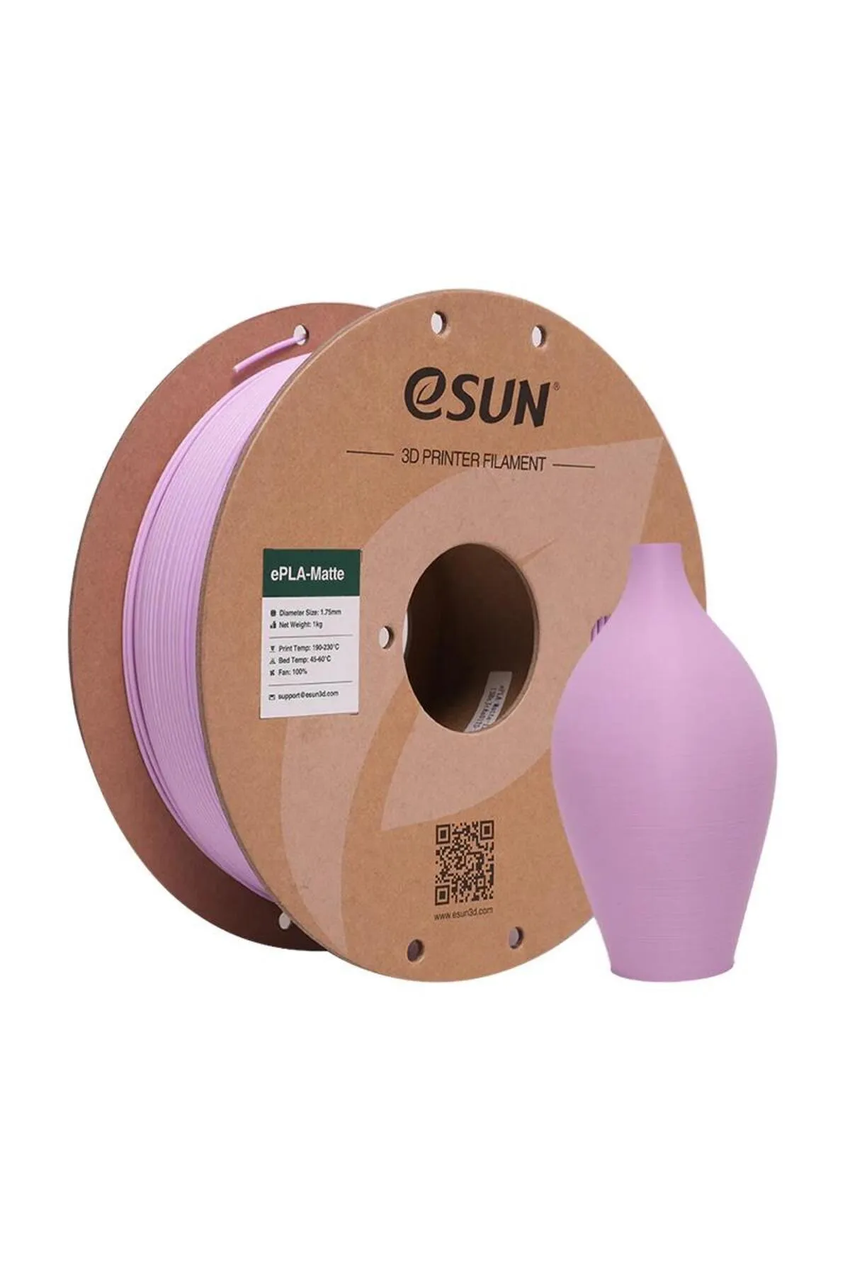 eSun - ePLA-Matte Filament 1.75mm Lila